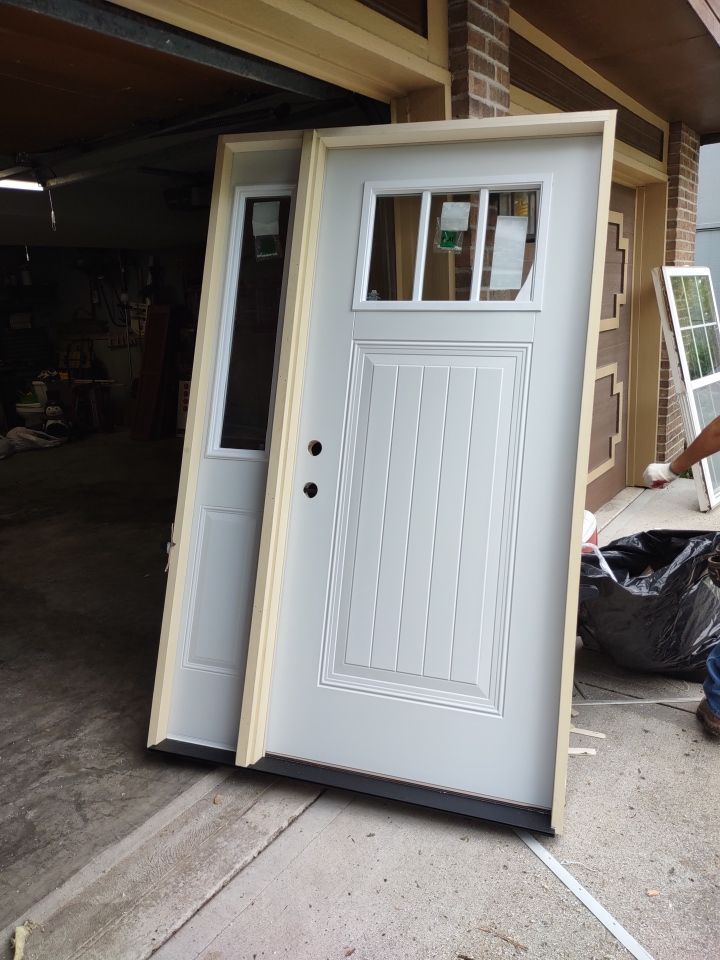 Siding Installation using Heartland Patio Door by EEC  Windows, Siding & Roofing 