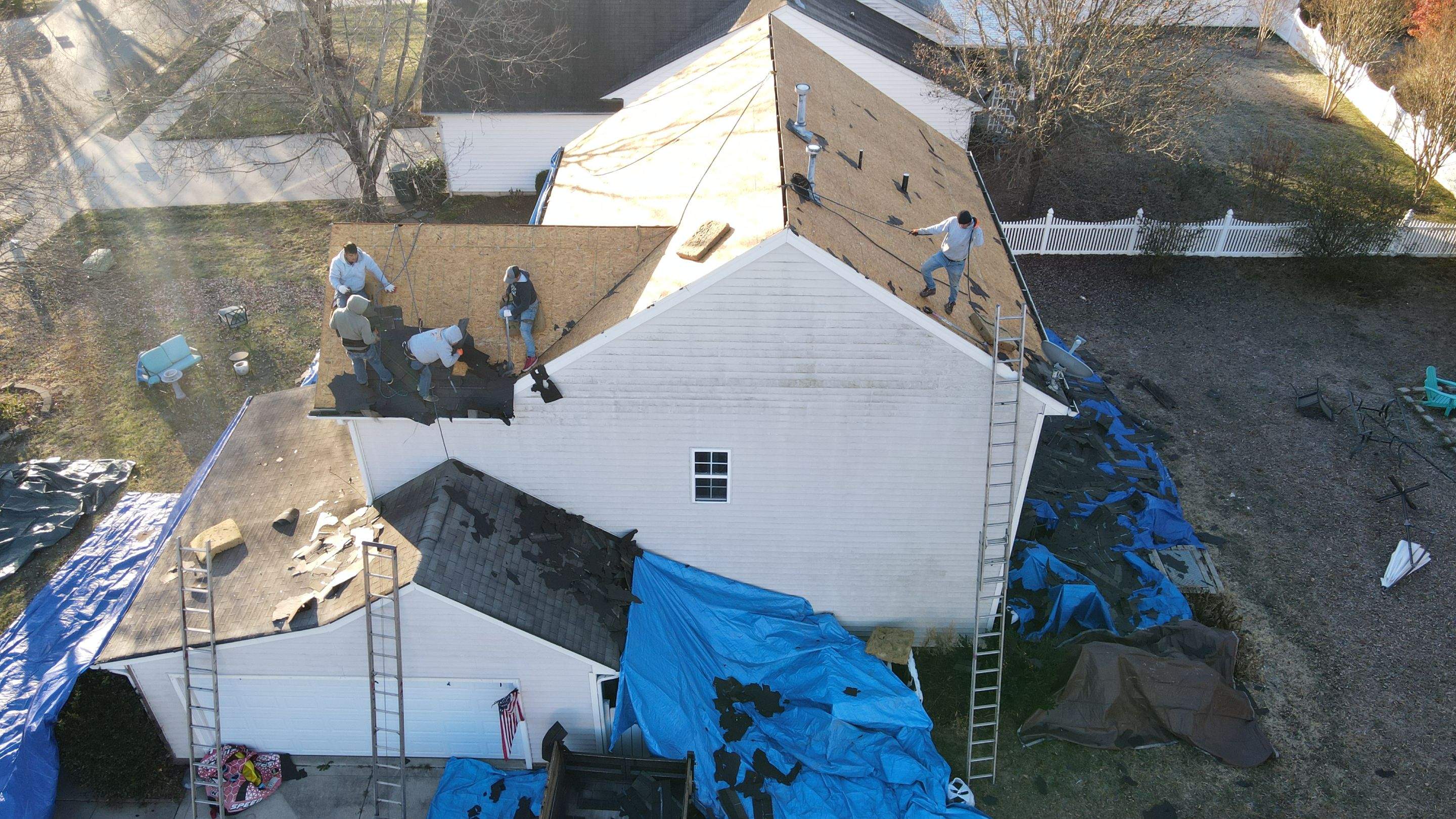 Residential Roofing Installation using GAF Timberline HDZ Charcoal by RISE Roofing & Restoration, LLC