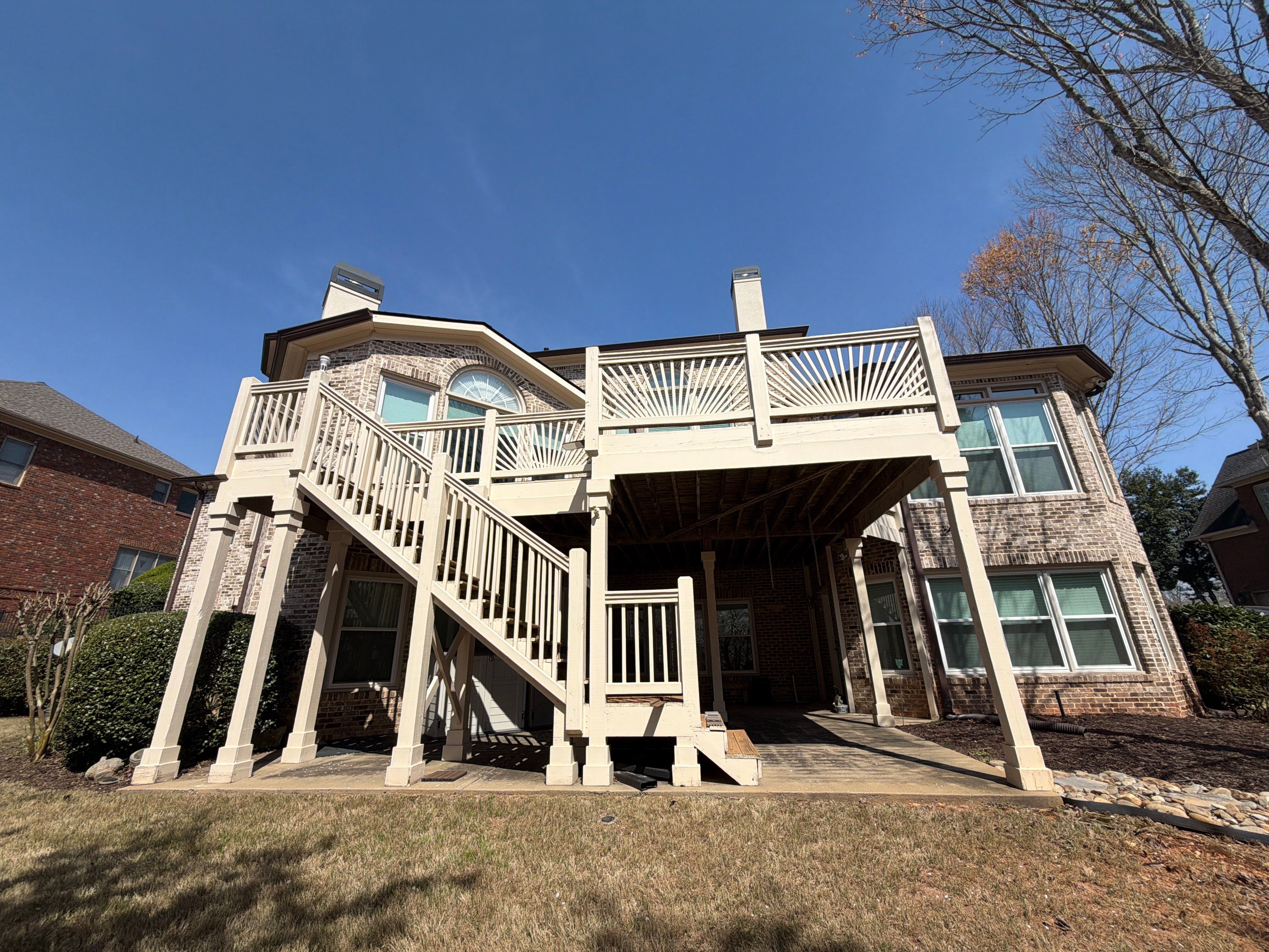 Lawrenceville, GA Deckorators Deck Resurface, Under-Deck, and Trex Deck Lighting Installation by Nelson Exteriors 