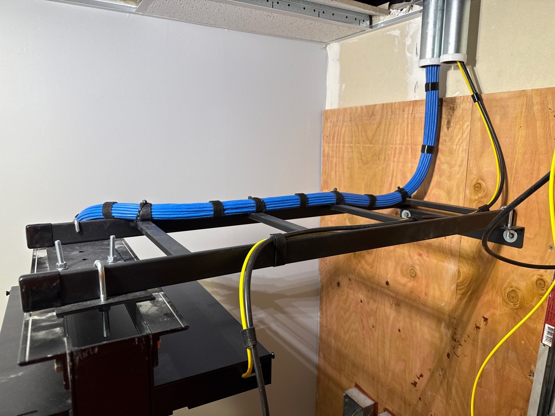 Structured Network Cabling Project in Temecula by Ring and Ping Inc.