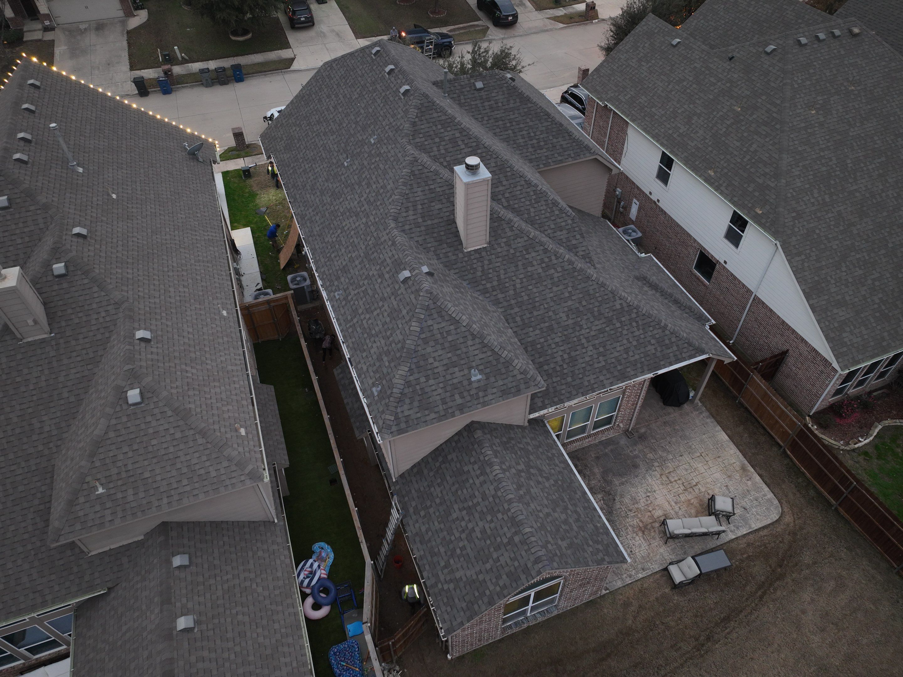 Residential Roofing Installation using CertainTeed Landmark Weathered Wood by OneSource Roofing and Restoration