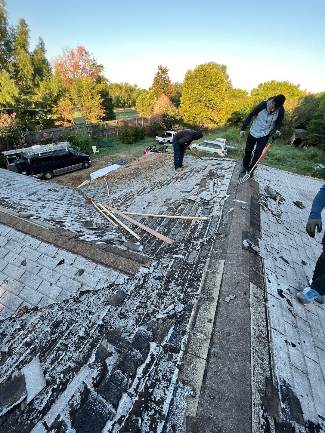 Residential Roofing Installation using GAF Natural Shadow  by A & H Roofing and Contracting