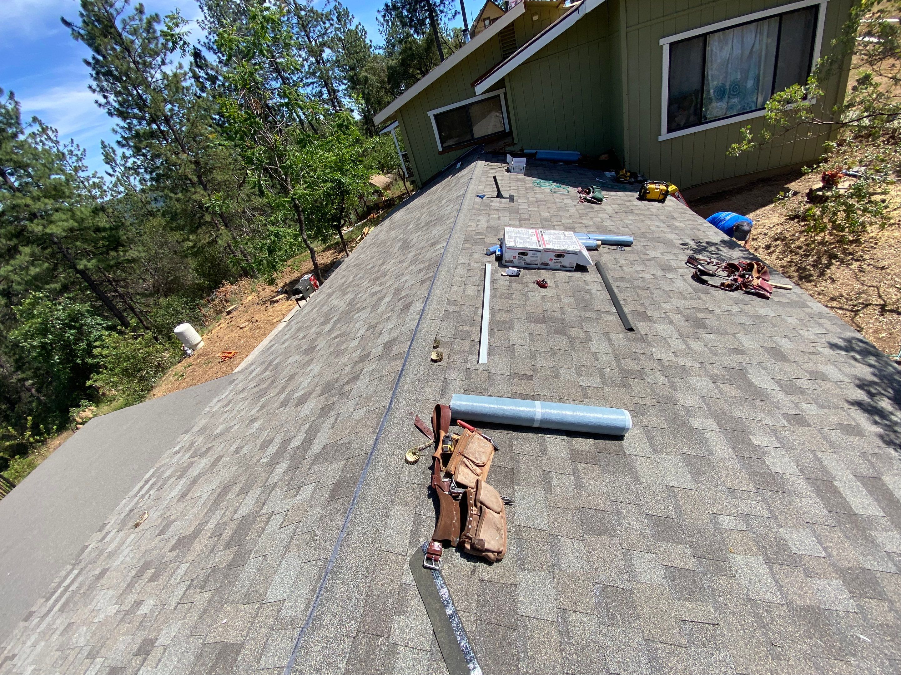 Residential Roofing Installation using Owens Corning Roofing Shingles by Byers Enterprises 