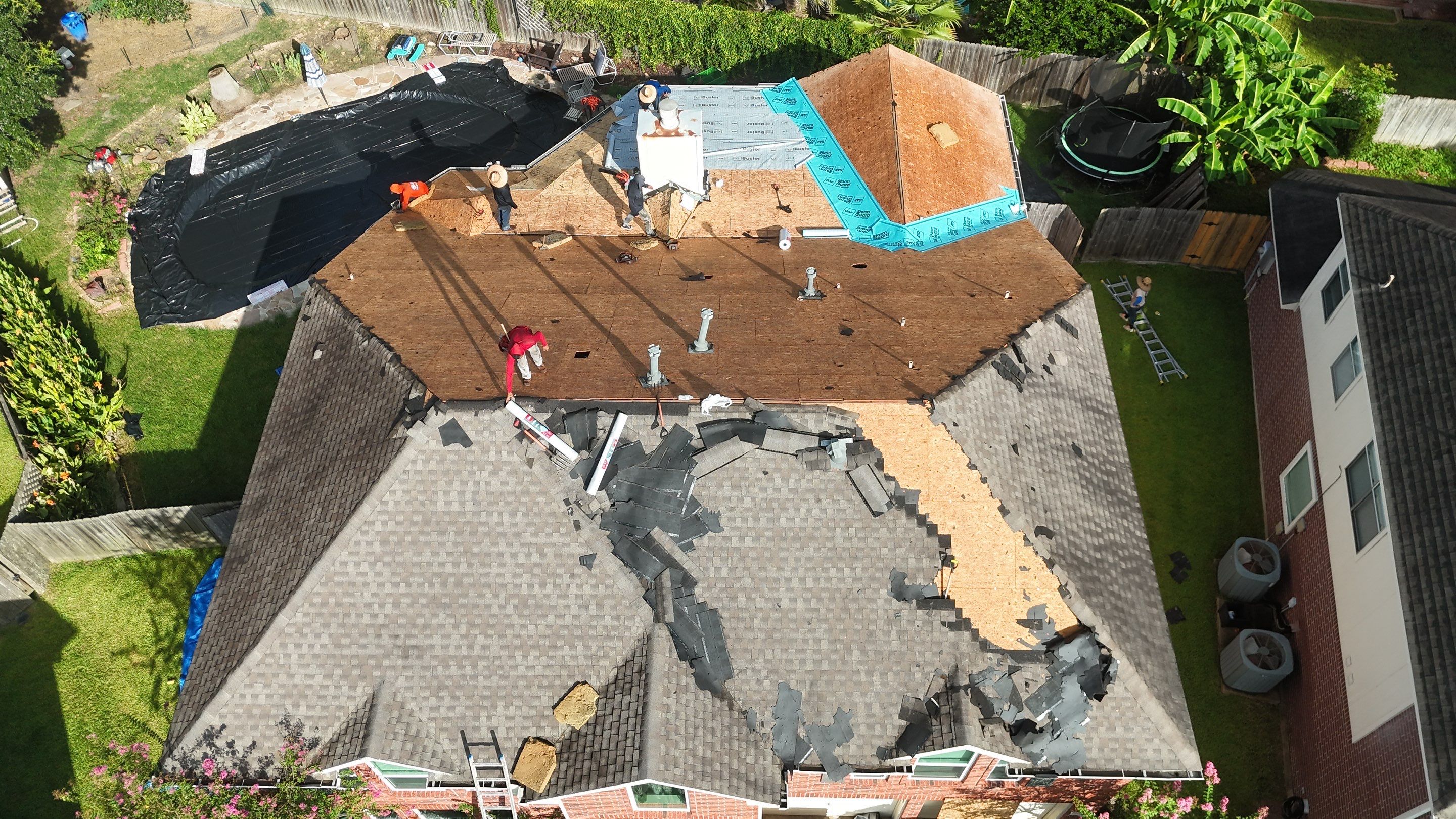 Roof Replacement for Two-Story Brick Home in Katy, TX by Onit Roofing LLC