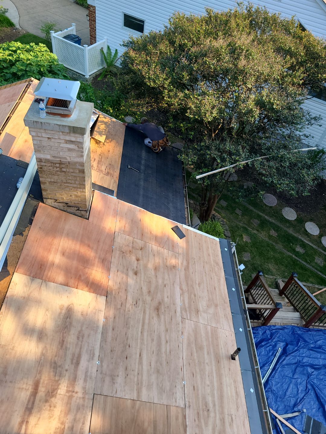 Vienna: Roof Replacement with CertainTeed Landmark Designer Shingles in Moire Black by RM Banning, Inc.