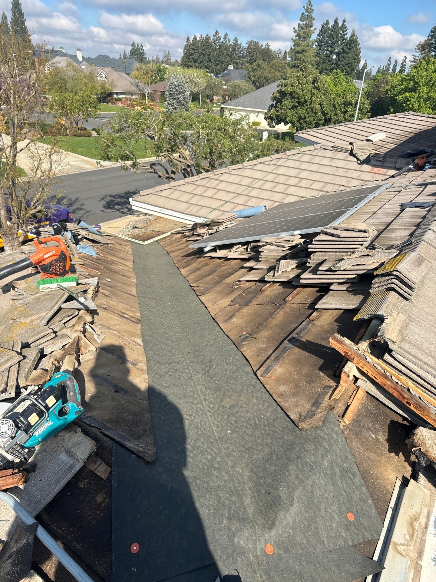 Solar Roof Leak Repair  by Grandmark Service Company