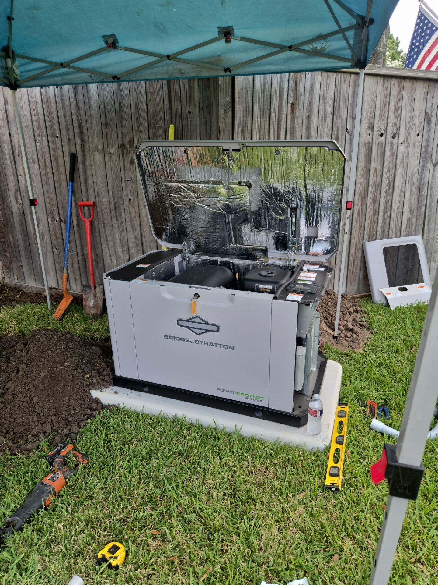 Briggs & Stratton PowerProtect Standby Generator Installation in Deer Park, Texas by GenTex Elite Services