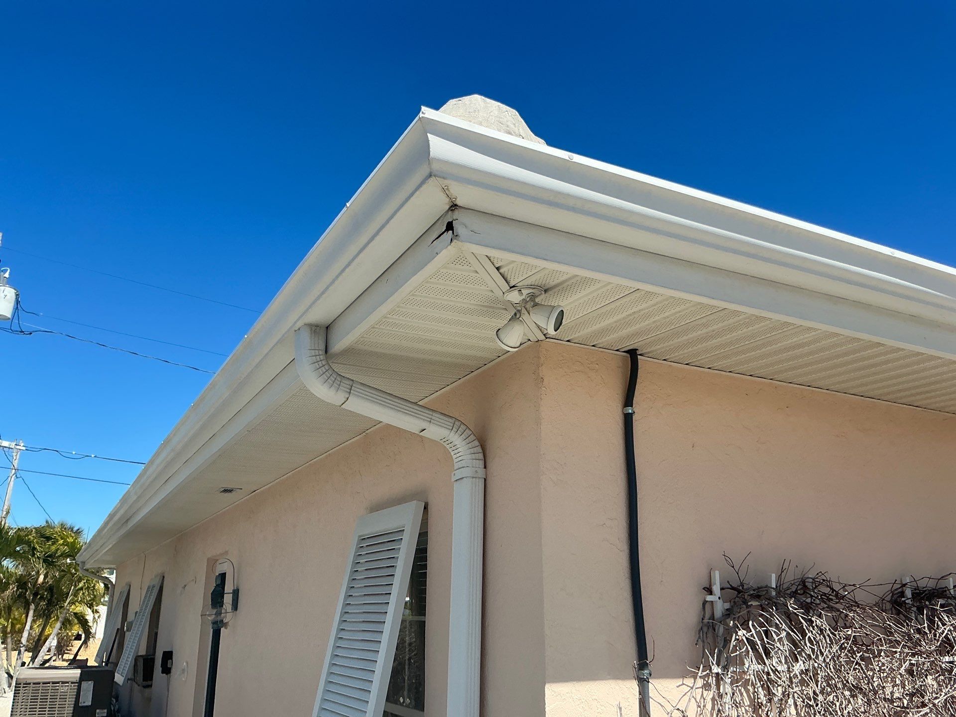Soffit and Fascia Installation in Holmes Beach FL by Gutter Professors