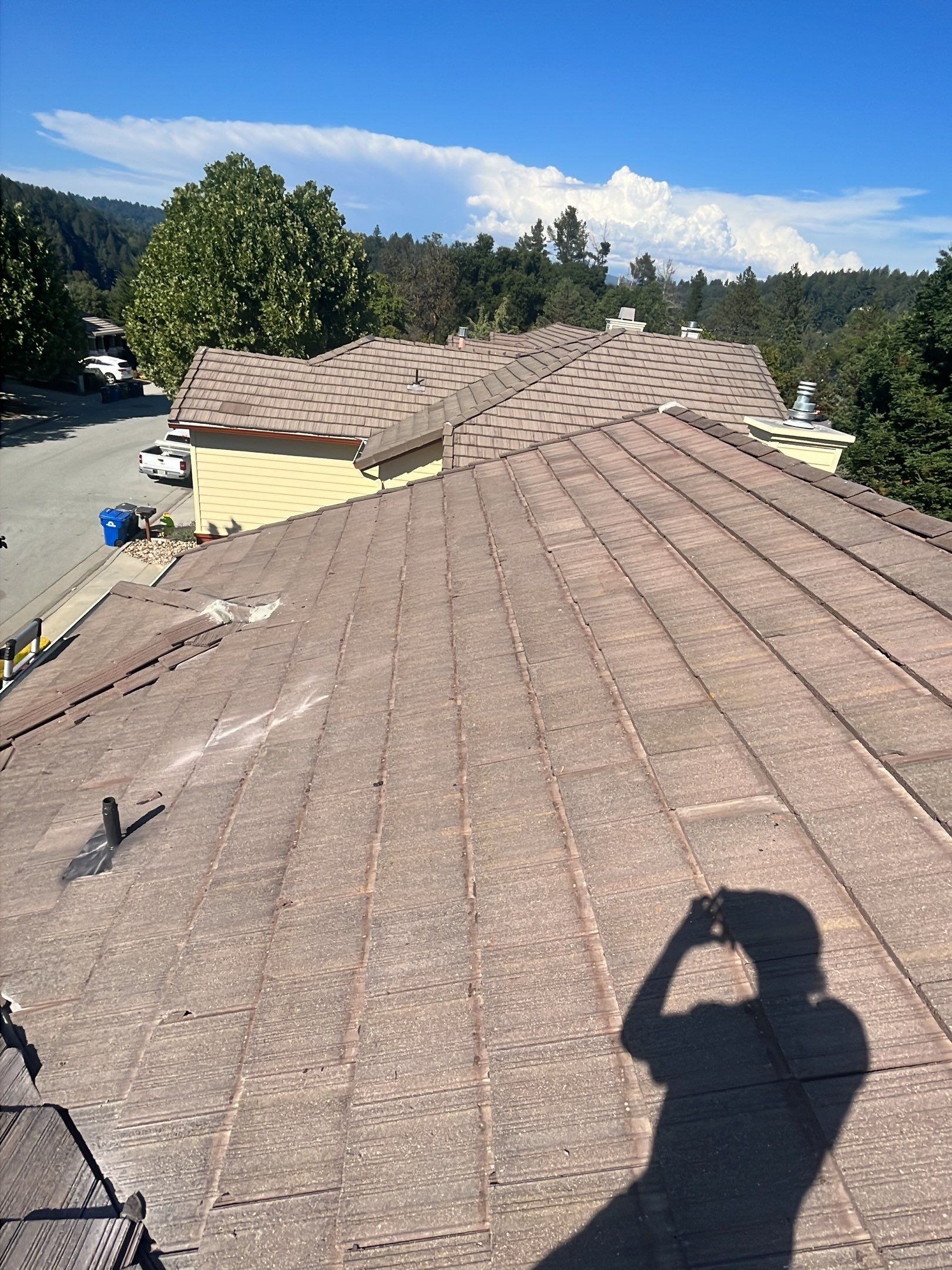 Weathered Brown Concrete Tile by Reimagine Roofing