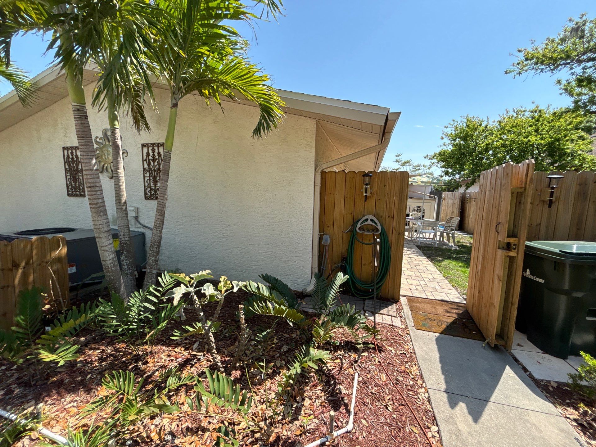 K-Style Seamless Gutter Installation using 3X4 Elbow Downspout in Sarasota FL by Gutter Professors