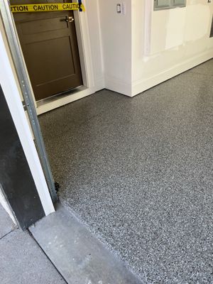 Garage Floor Coating using Creekbed