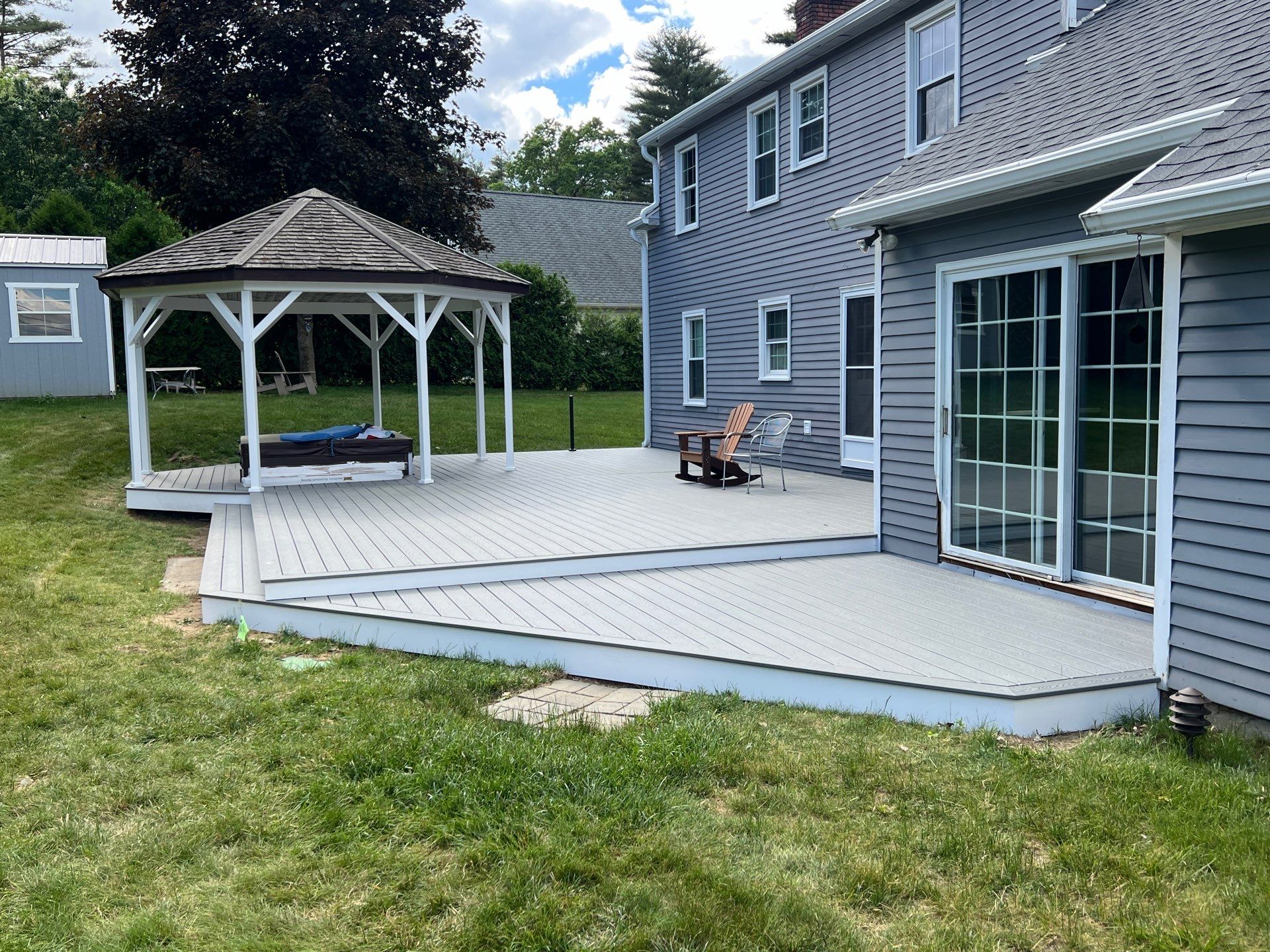 Deck Repair using Trex Select Decking by Chagnon Building & Remodeling LLC