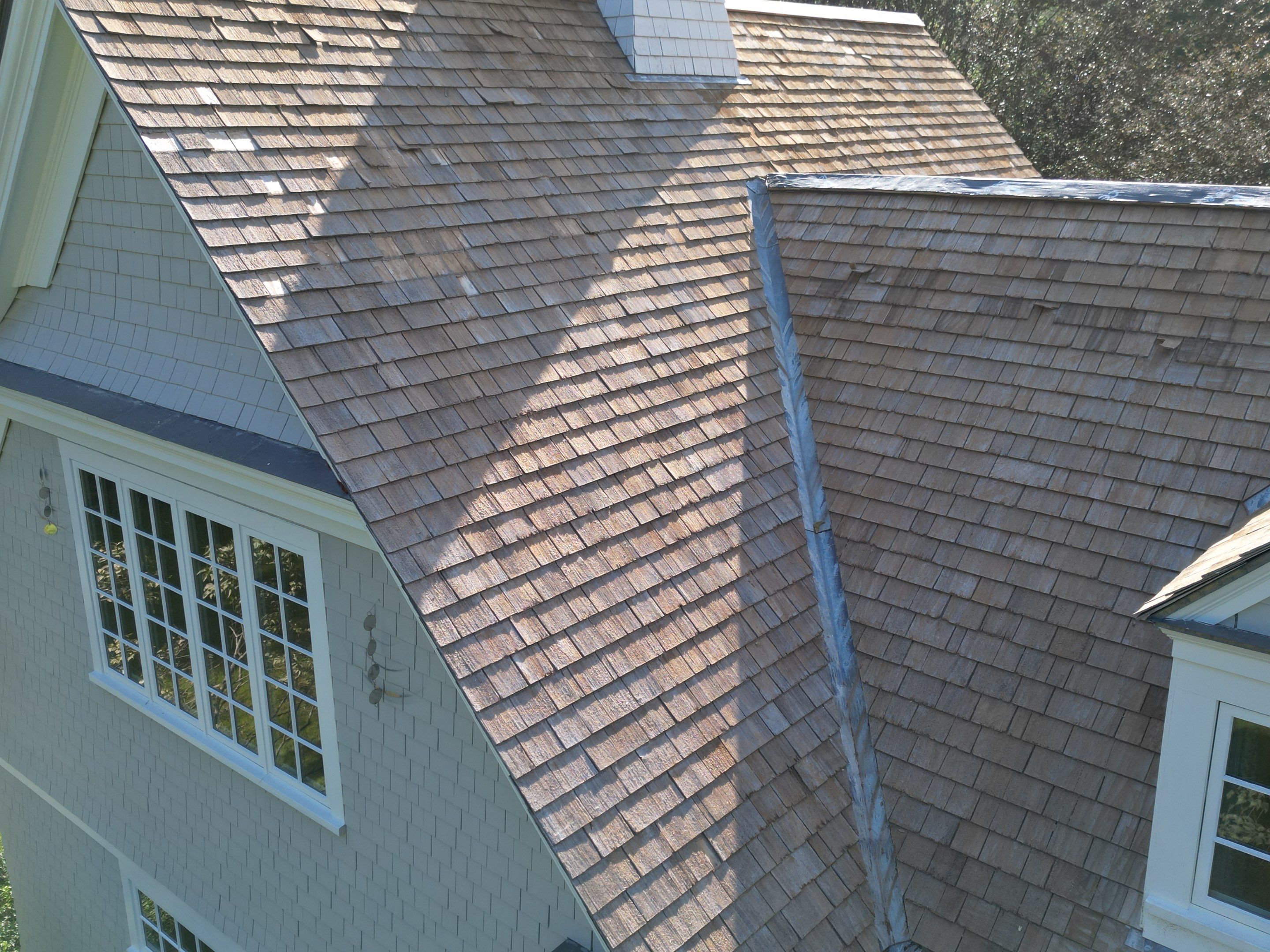 Cedar Shake Roof Restoration by Mighty Dog Roofing of Greater Middlesex County