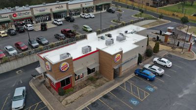 Commercial Roofing Installation using 50 mil PVC