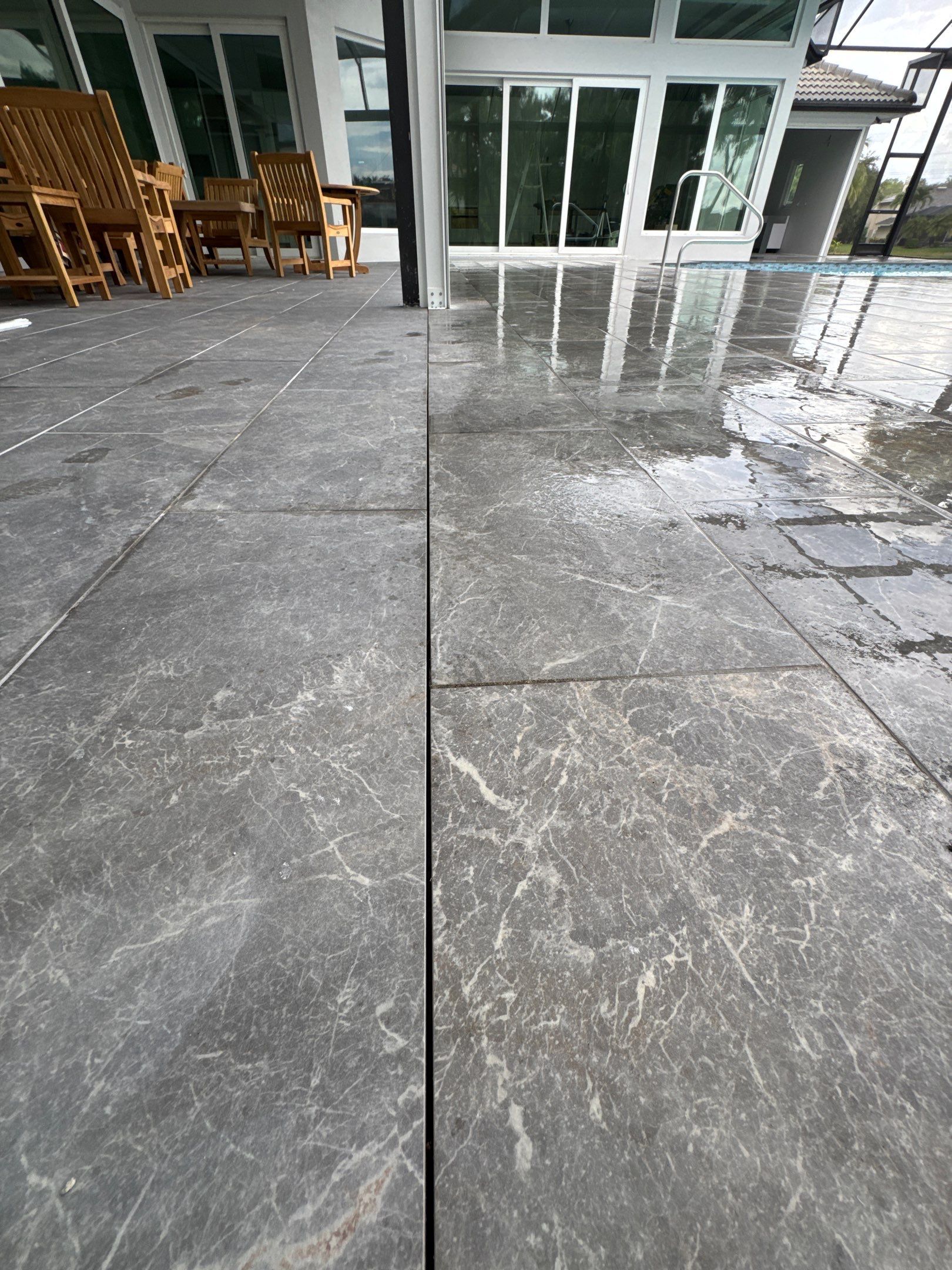 Pool Renovation/Porcelain pavers/Wild Cat Run by Old Town Pavers Llc