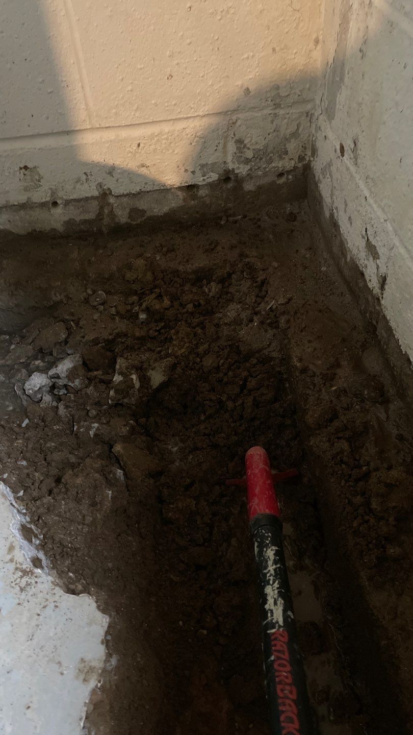 Targeted Drain Tile for Annie by Waterproofing Northeast