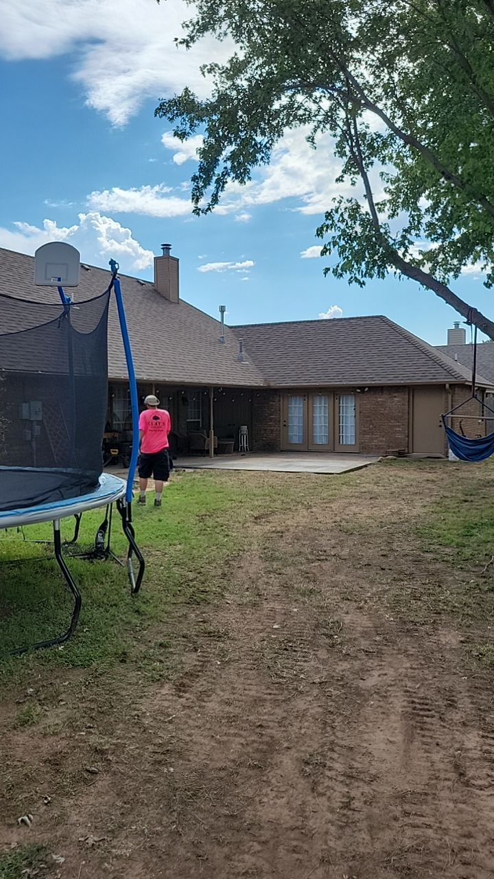 Tree removal , Concrete, Pergola, and sod install  by Clays Services Inc