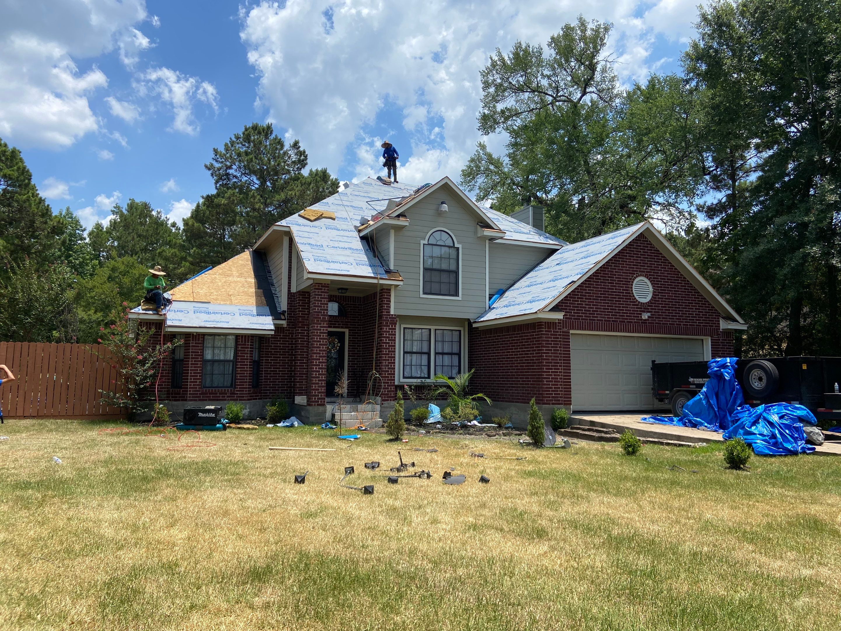 Residential Roofing Installation using Landmark by All-Pro Roofing