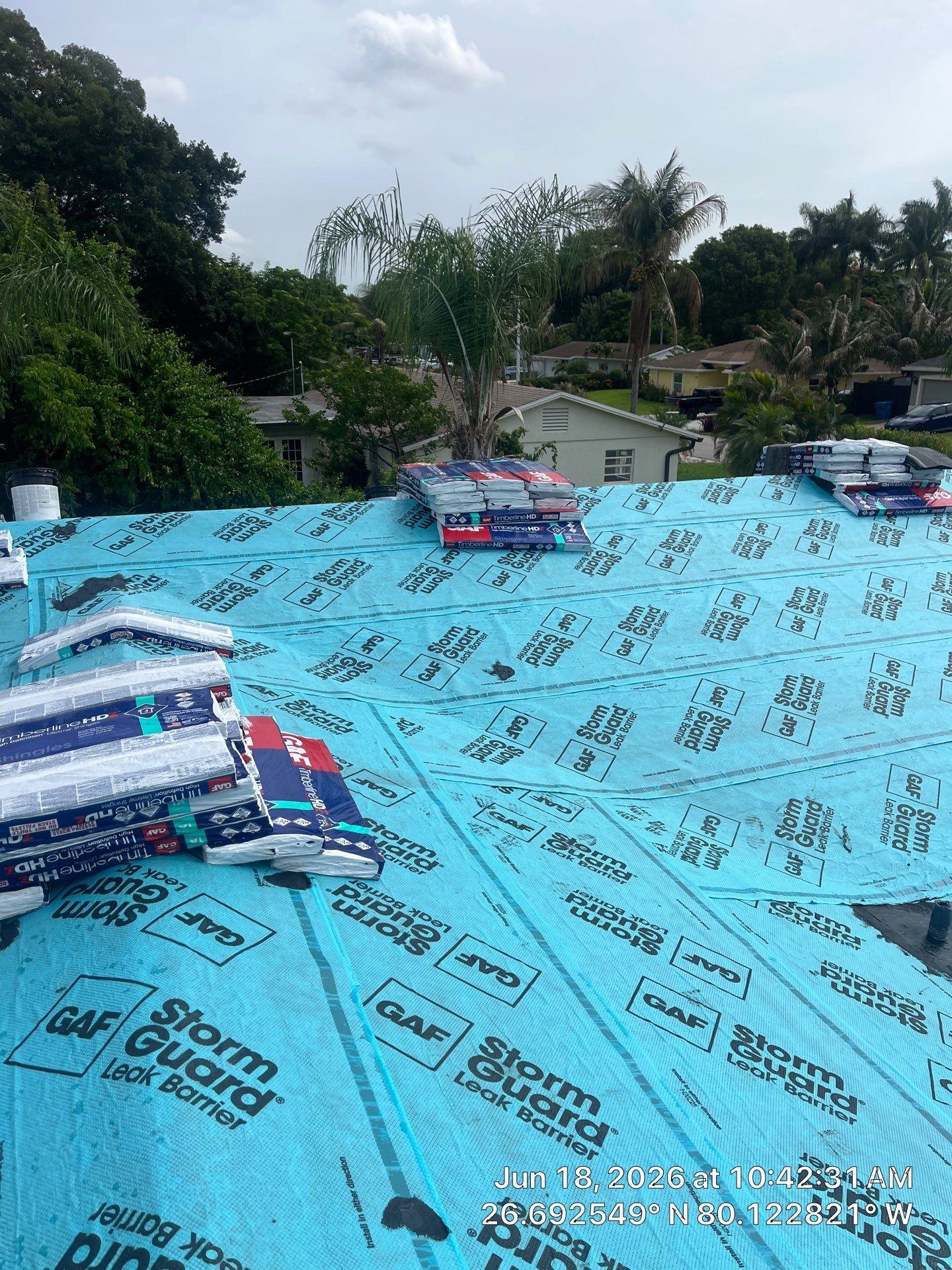 Residential Roofing Installation using GAF by BLUES BROTHERS ROOFING