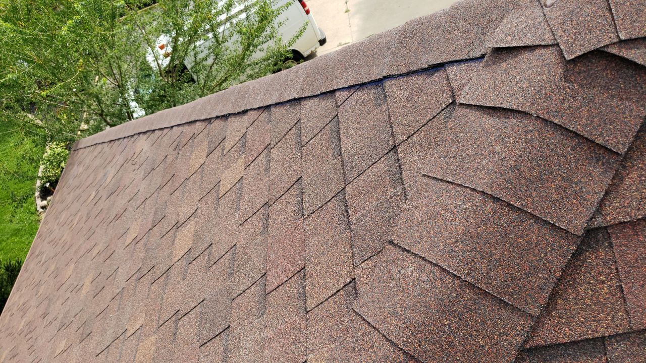 Atlas Pinnacle Pristine Scotchgard: Sienna Drip Edge: Musket Brown by Eagle Eye Roofing