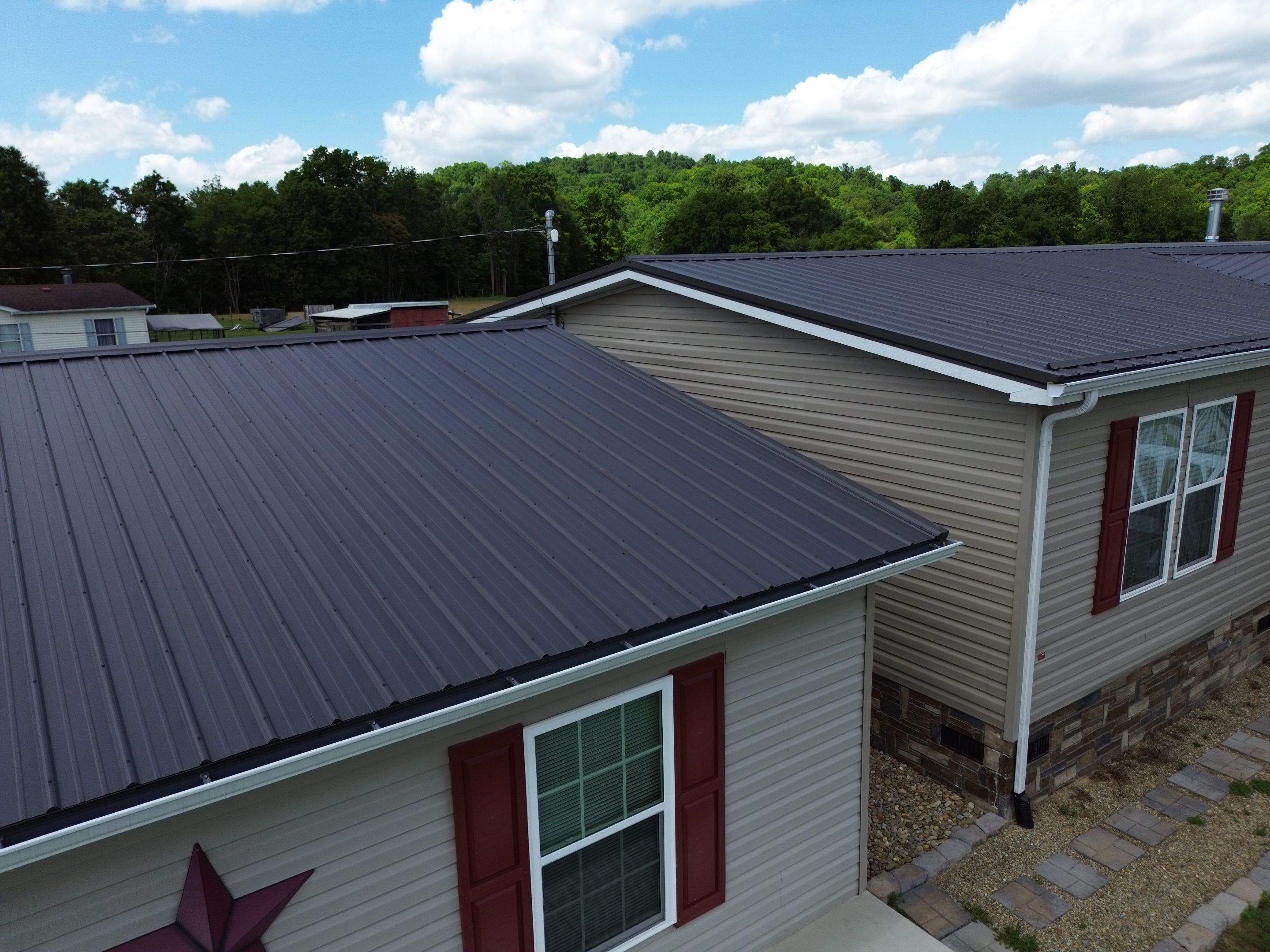 Burnished Slate Frost AG Panel by Omnia Roofing