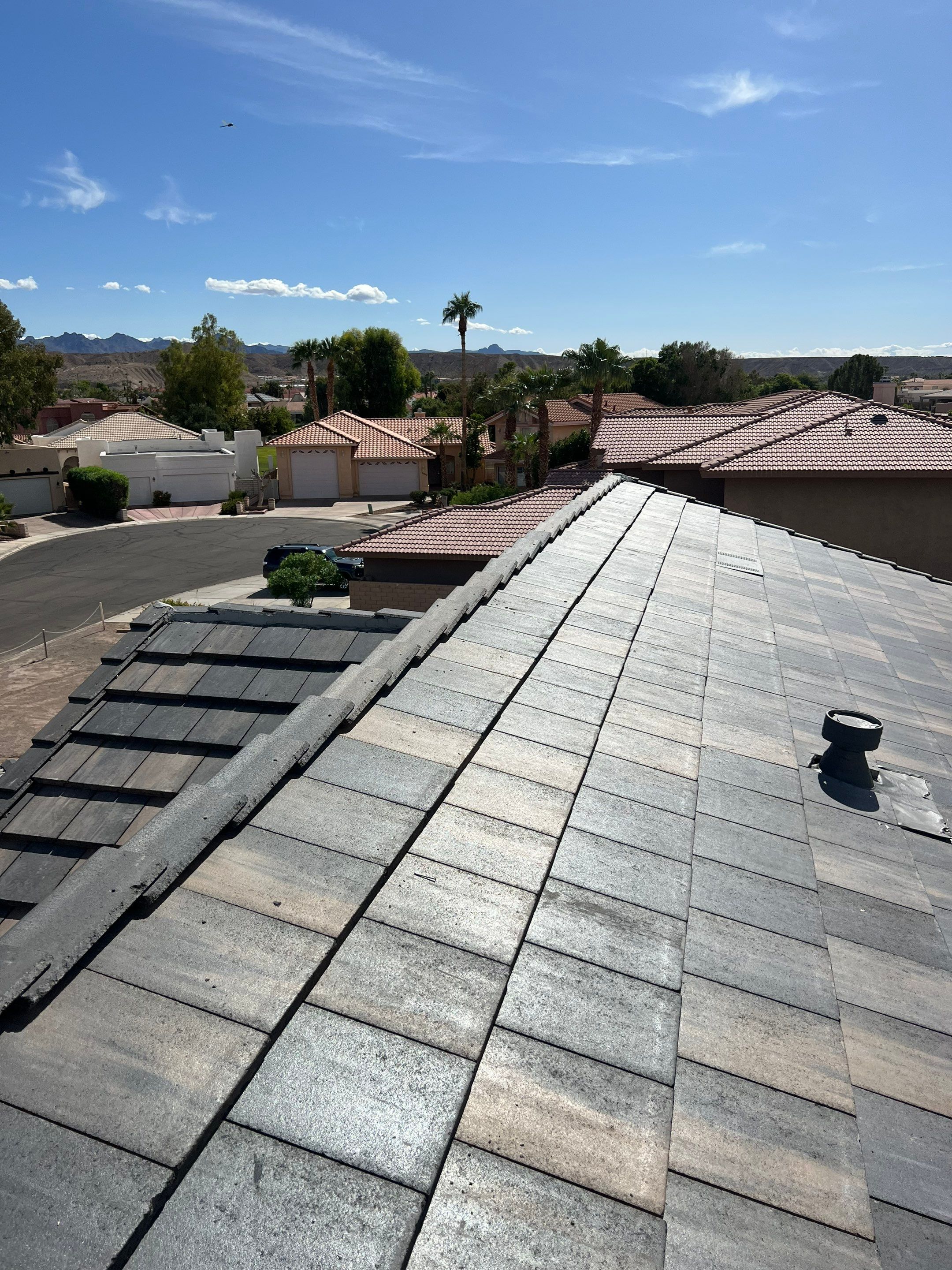 Weathered Ash Concrete Tile by Reimagine Roofing