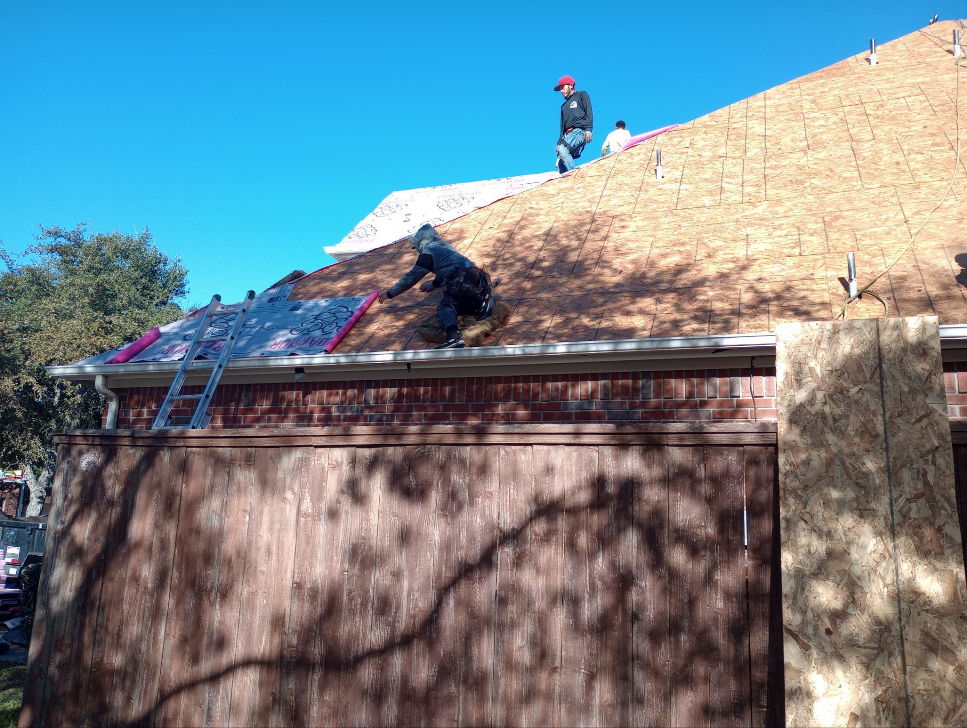 Residential Roofing Installation using Owen's Corning Duration (Lifetime) Shingles by Roof Repair Company