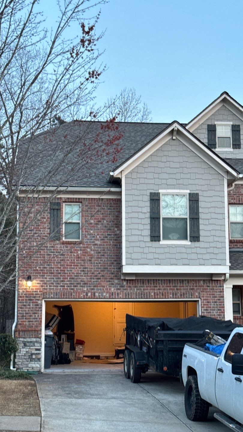 Buford, GA Roof Replacement GAF Timberline HDZ Weathered Wood by Reset Roofing
