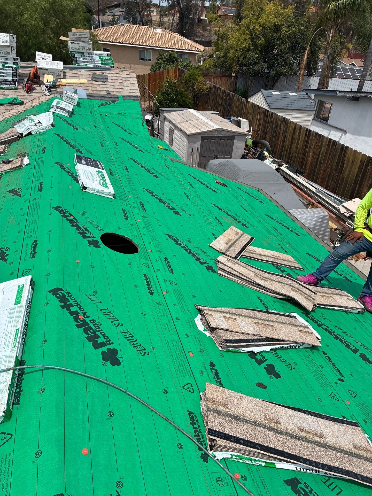 Comprehensive Roof Replacement and Wood Repair for Poway Residence by Reliable Roofing San Diego Inc.