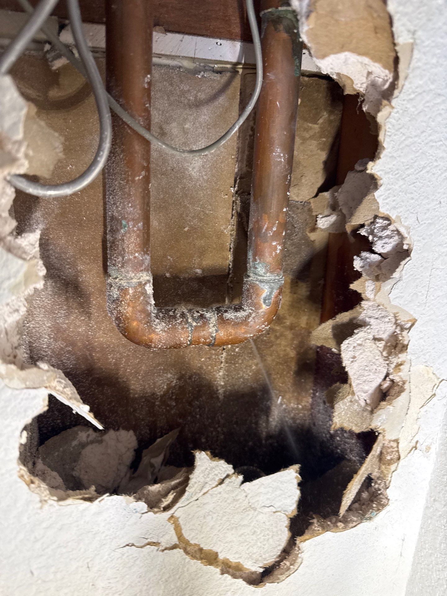  bursted pipe by Us Plumbing 