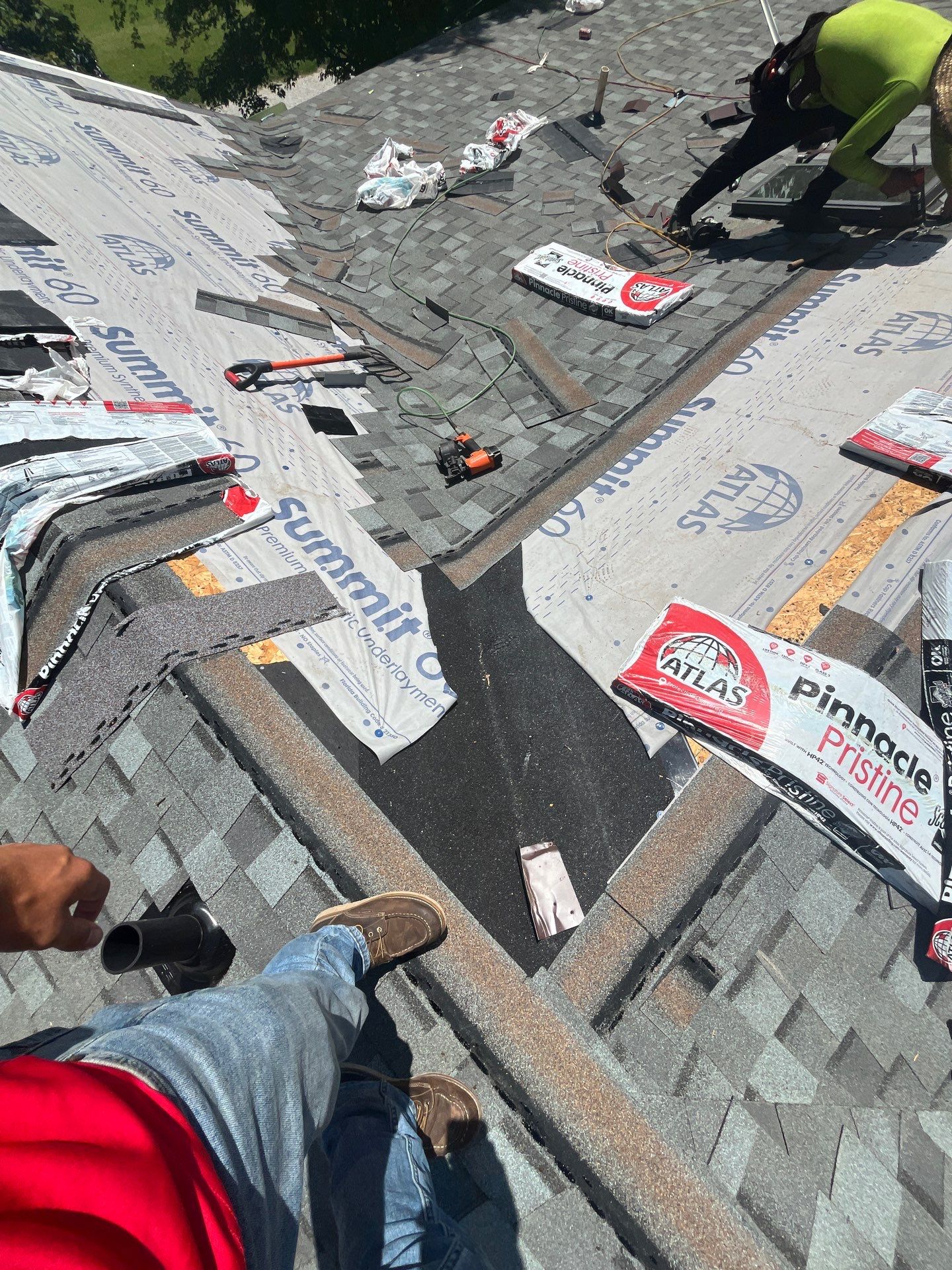 Residential Roofing Install - Atlas Pinnacle Pristine Shingles - Color Coastal Granite  by Titan Commercial & Residential Roofing 