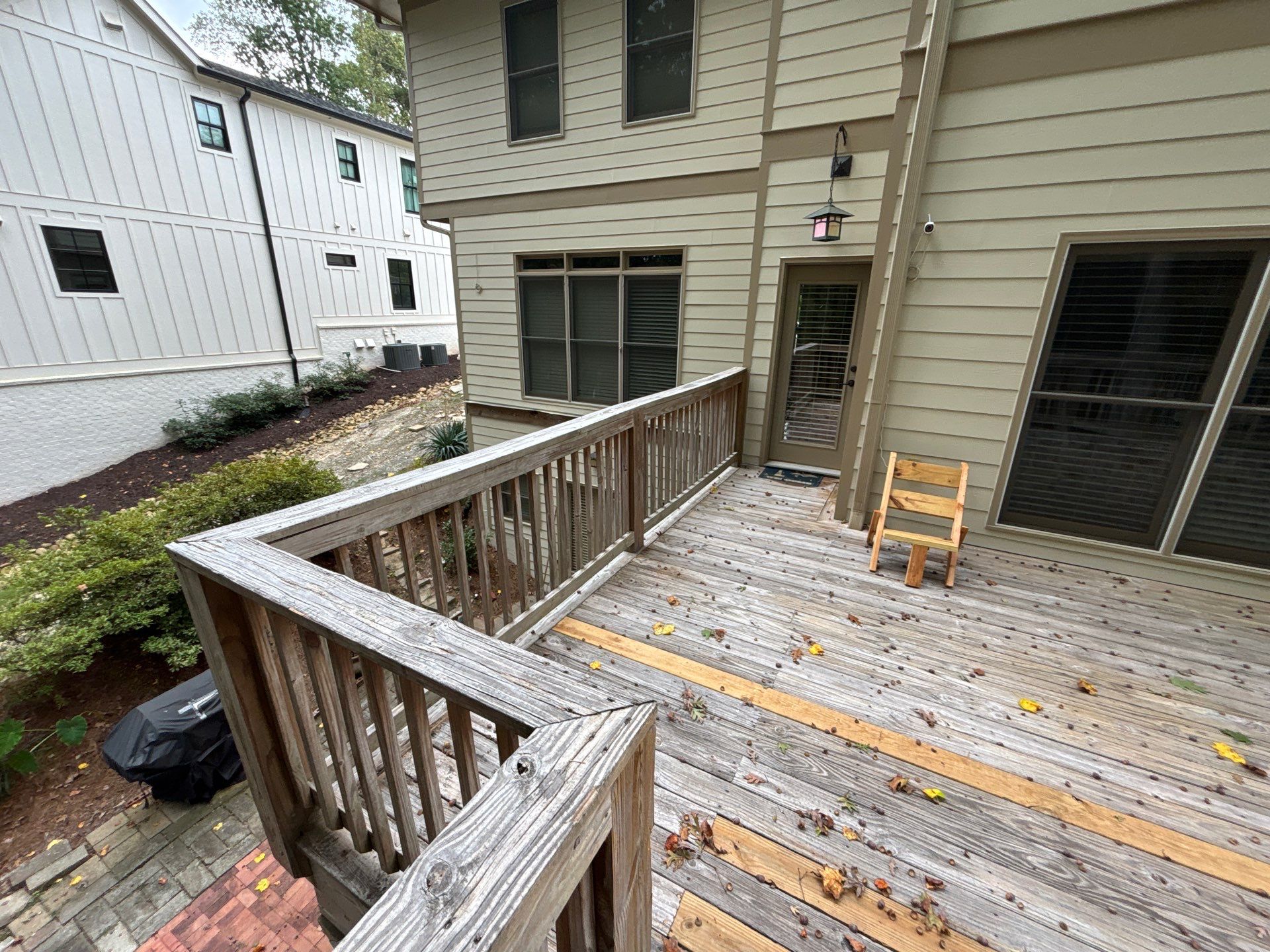 Buford, GA Deck Resurface and Extension using Pressure Treated Pine  by Nelson Exteriors 