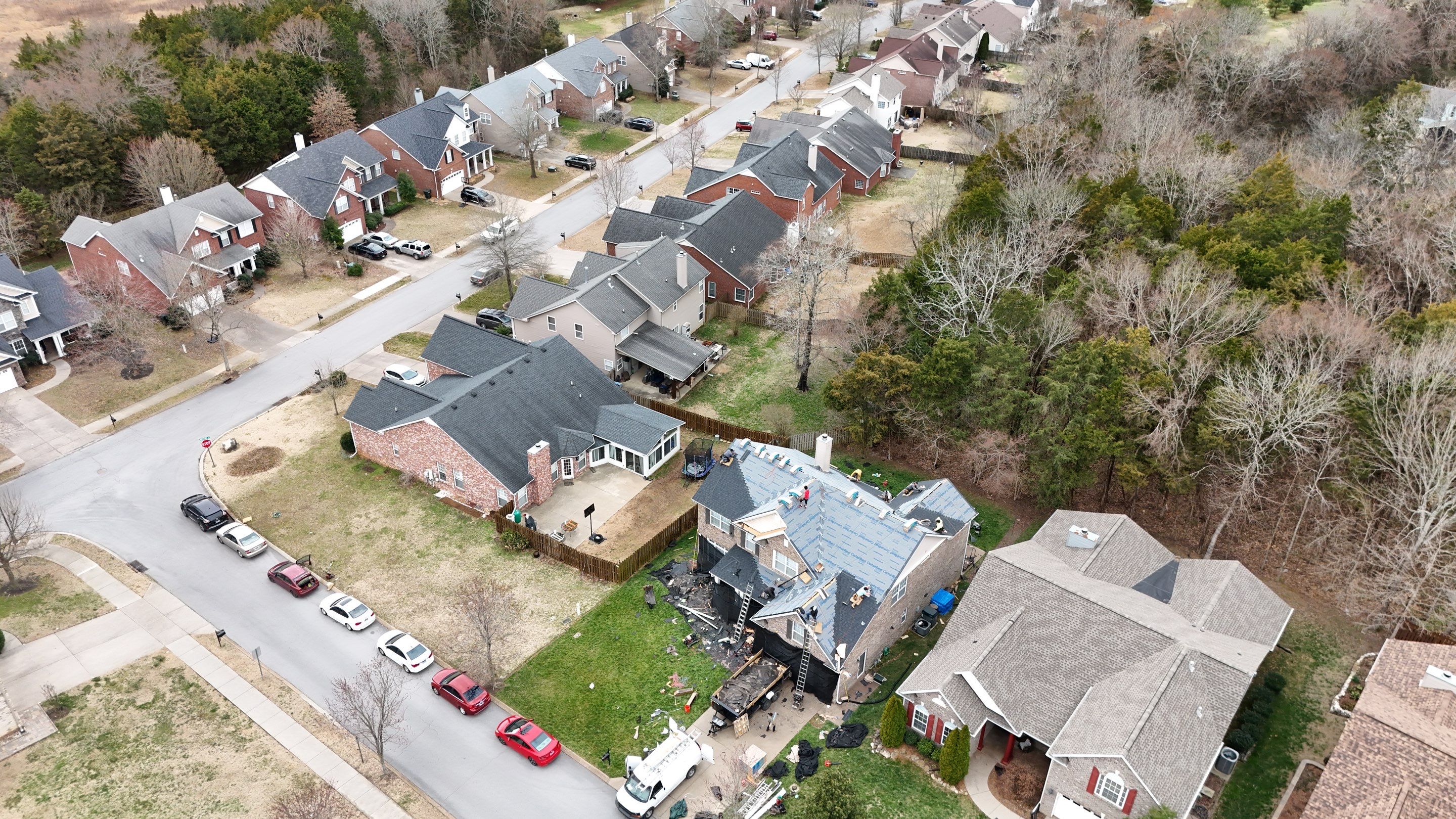 Charcoal Black Re-Roof by Royal House LLC