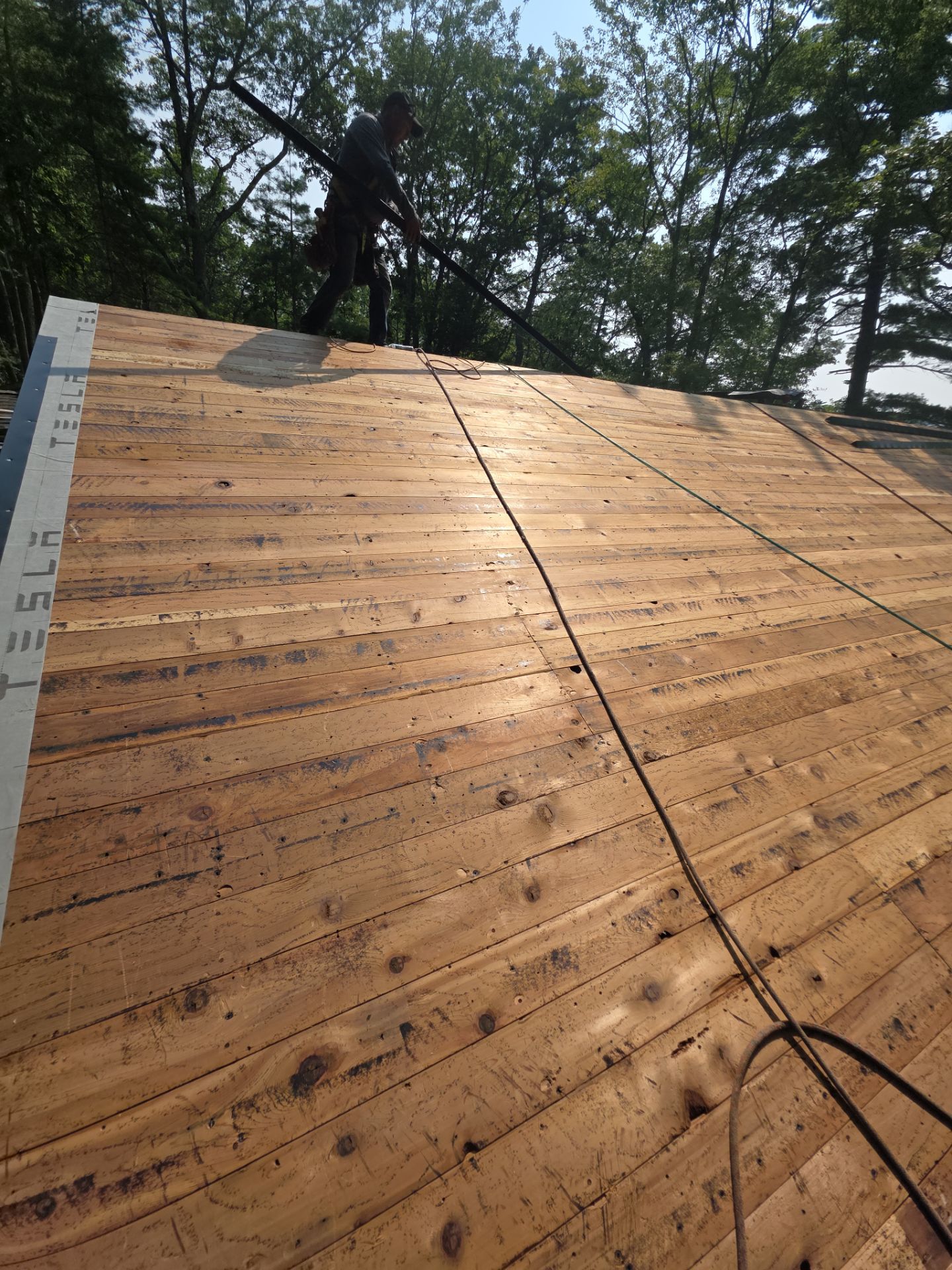 Stunning Tesla Solar Roof Cabin in the Woods by American Home Contractors