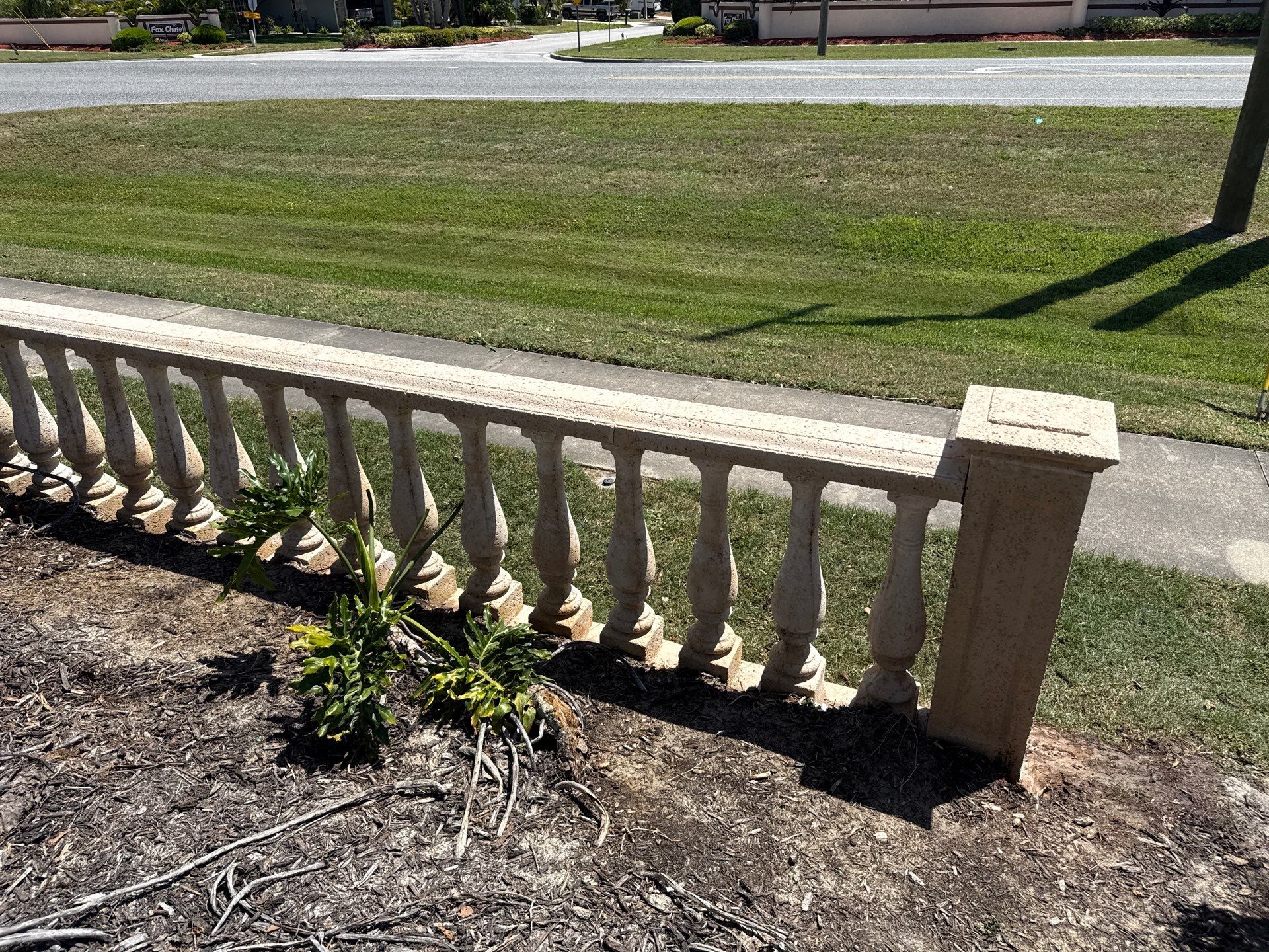 Decorative Wall & Entrance Sign Cleaning | Timberly Community | Parrish, FL by Sunshine AquaWash