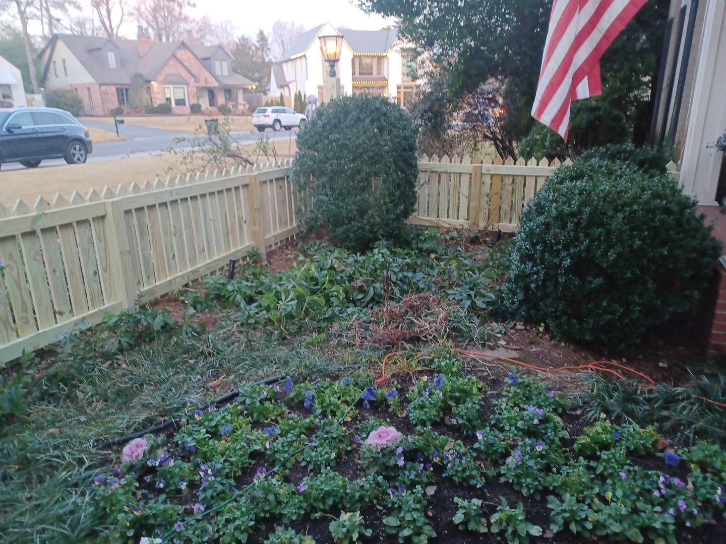 Montcrest - Fence by Pillar and Pine