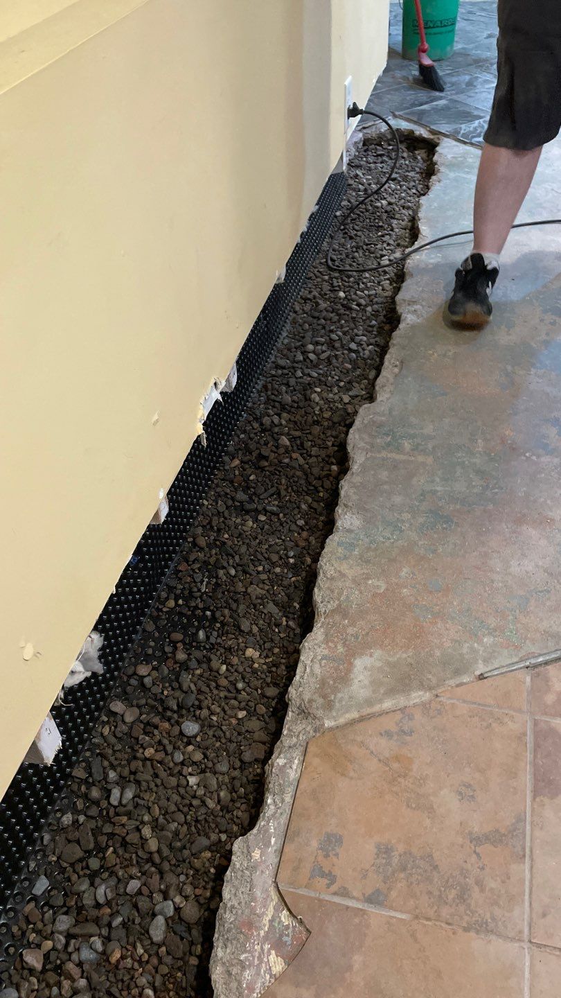 Drain Tile in Columbia Heights by Waterproofing Northeast