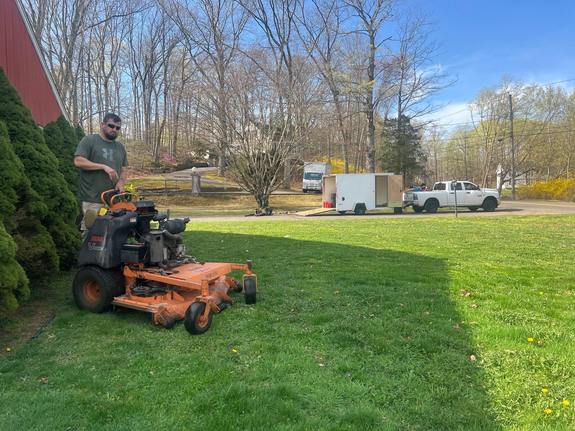 Residential Spring Cleanup and Lawn Mowing in East Haven by Diamond Image LLC
