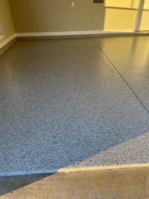 Garage Floor Coating using Cabin Fever