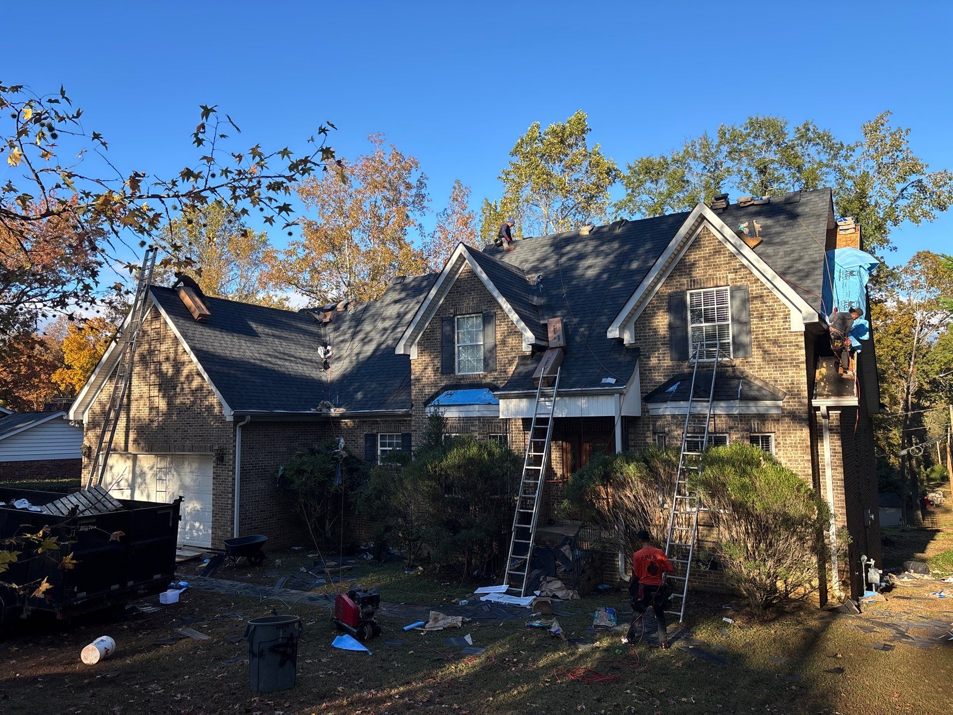 Roof Replacement in Taylors, SC | Multi-Level Home Roofing Project by Roofers LLC