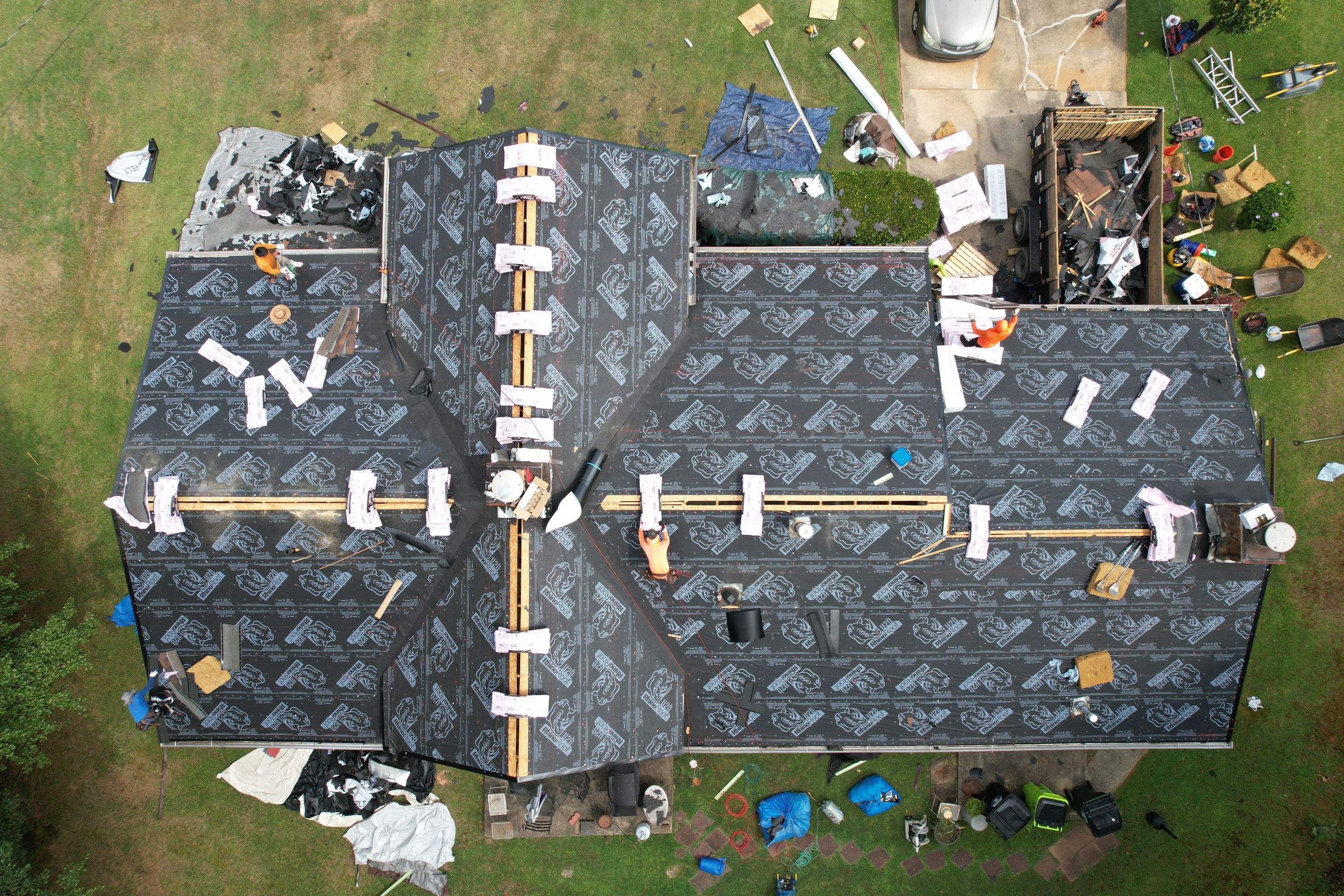 Residential Roofing Installation using Owens Corning by Inspector Roofing and Restoration