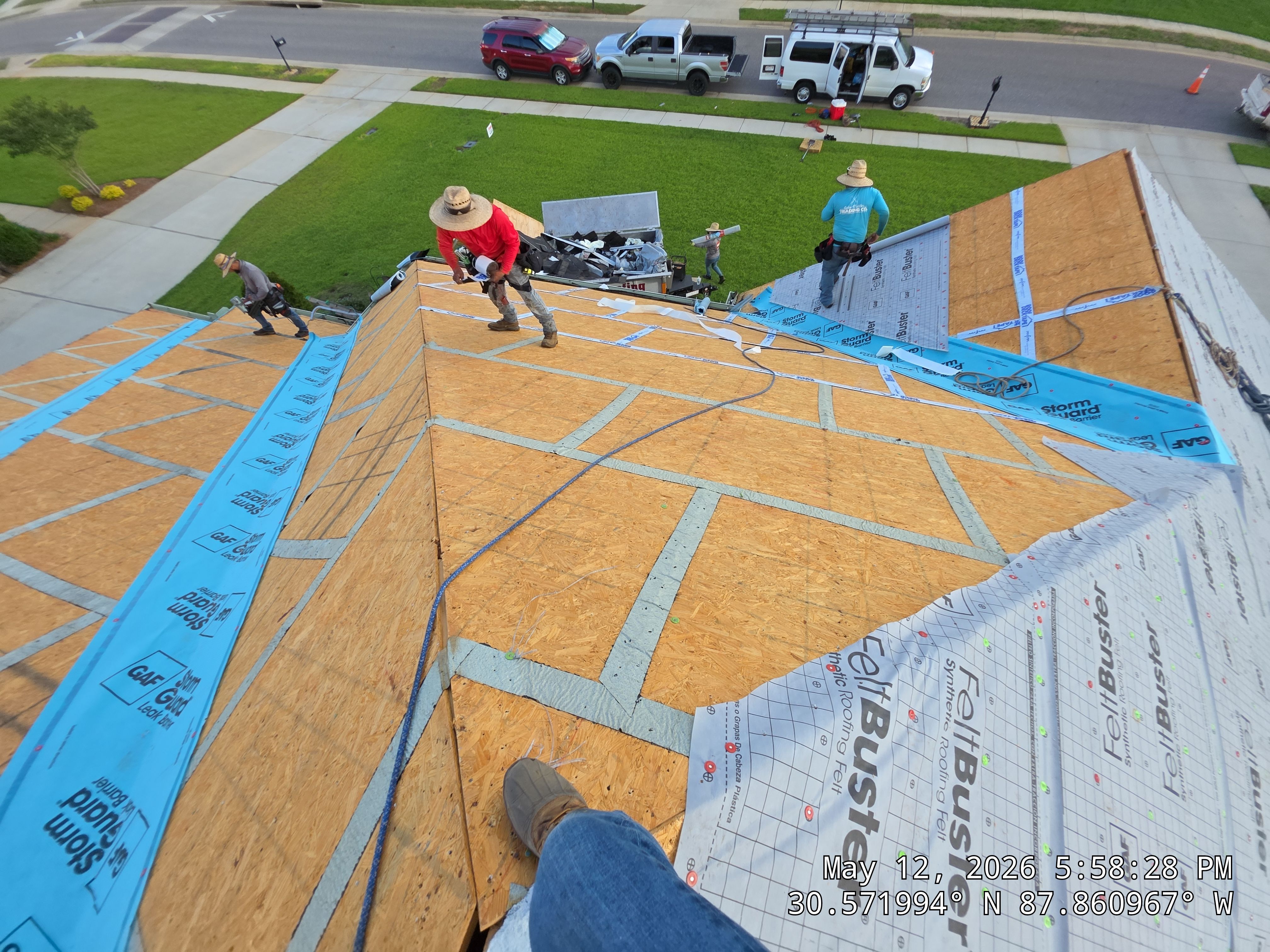 GAF Architectural Shingle Roof Replacement in Fairhope, Alabama by 4U Roofing