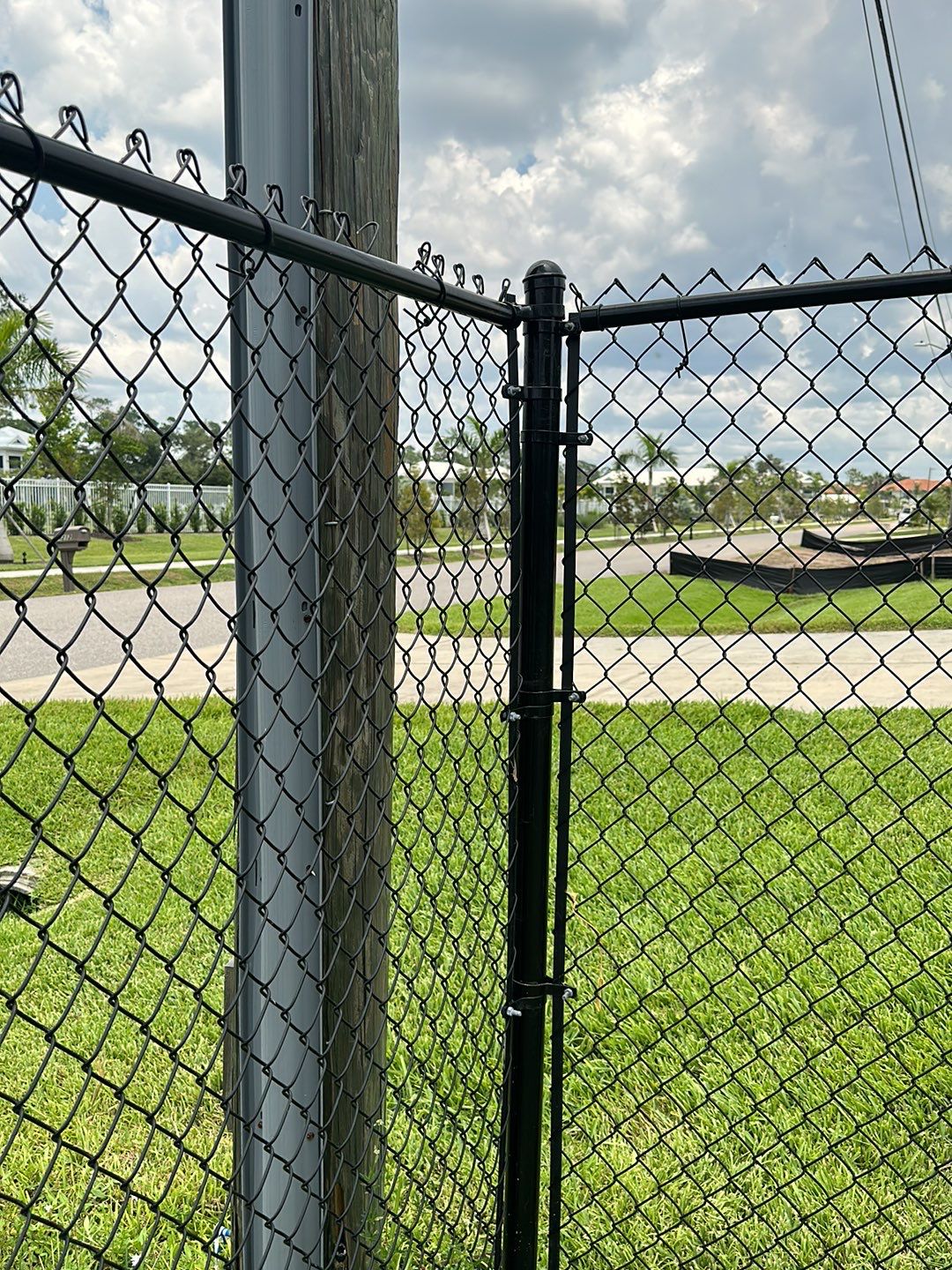 Chain-link Fence Installation using Chain-link Fence by Asap fence and gates, LLC