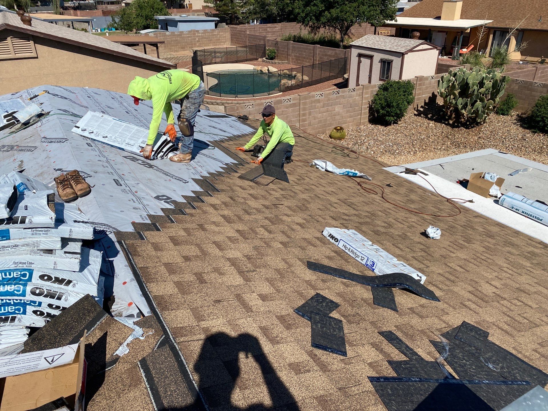 Desert Tan Shingles by Reimagine Roofing