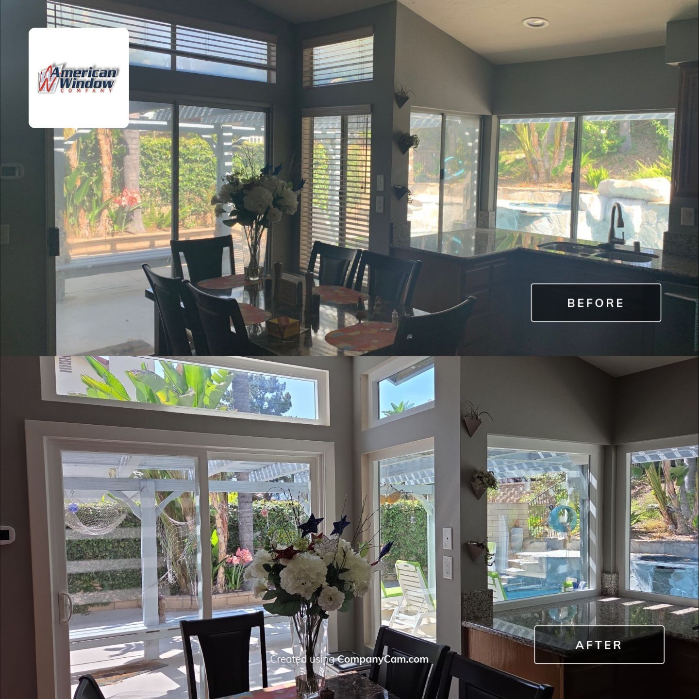 Riverside windows installation by American Window Company by American Window Company