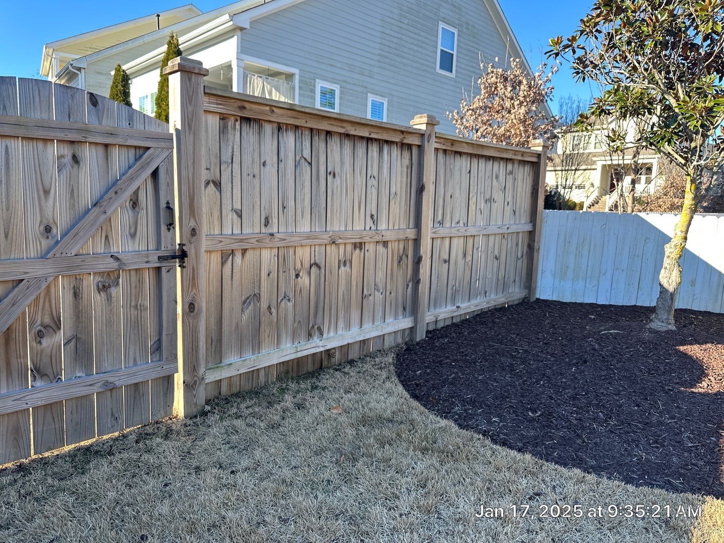 Weathered Fence using Wood Sealant by DuraSeal