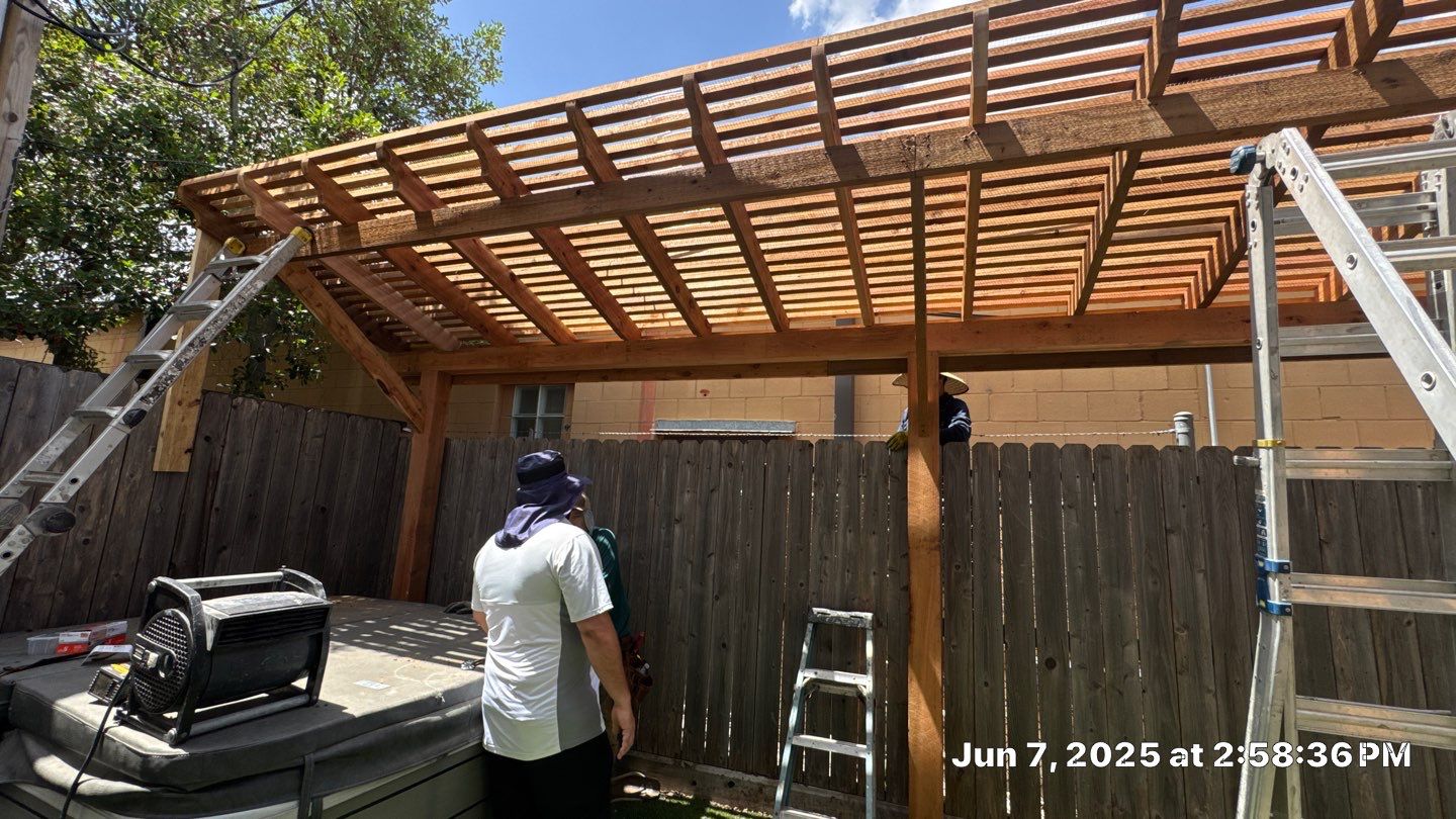 🌿 Kristy’s Backyard Privacy & Pergola Transformation by Texas Urban Elements