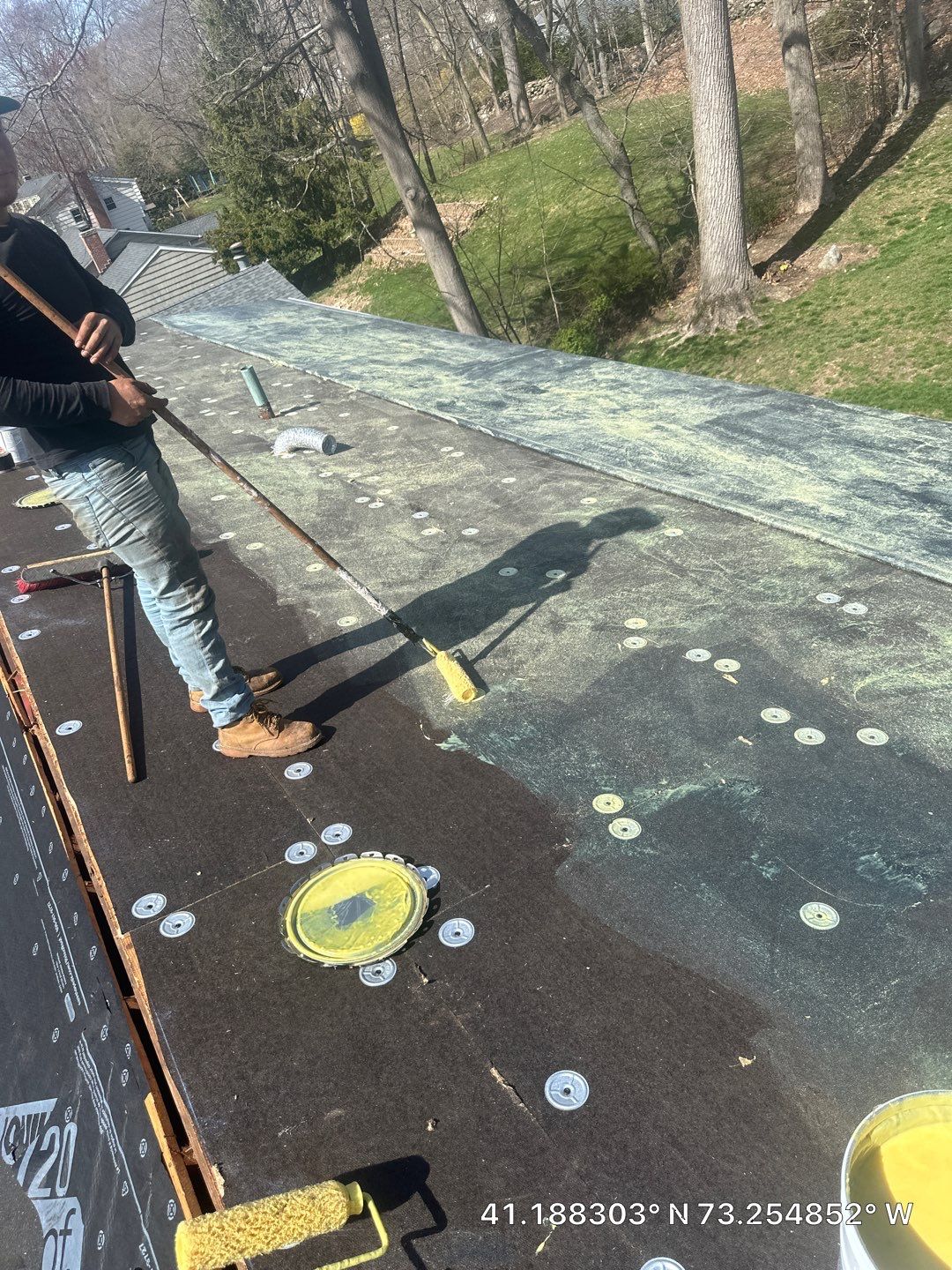 Residential Roofing Installation using Tamko Slatestone gray by A Plus Exterior