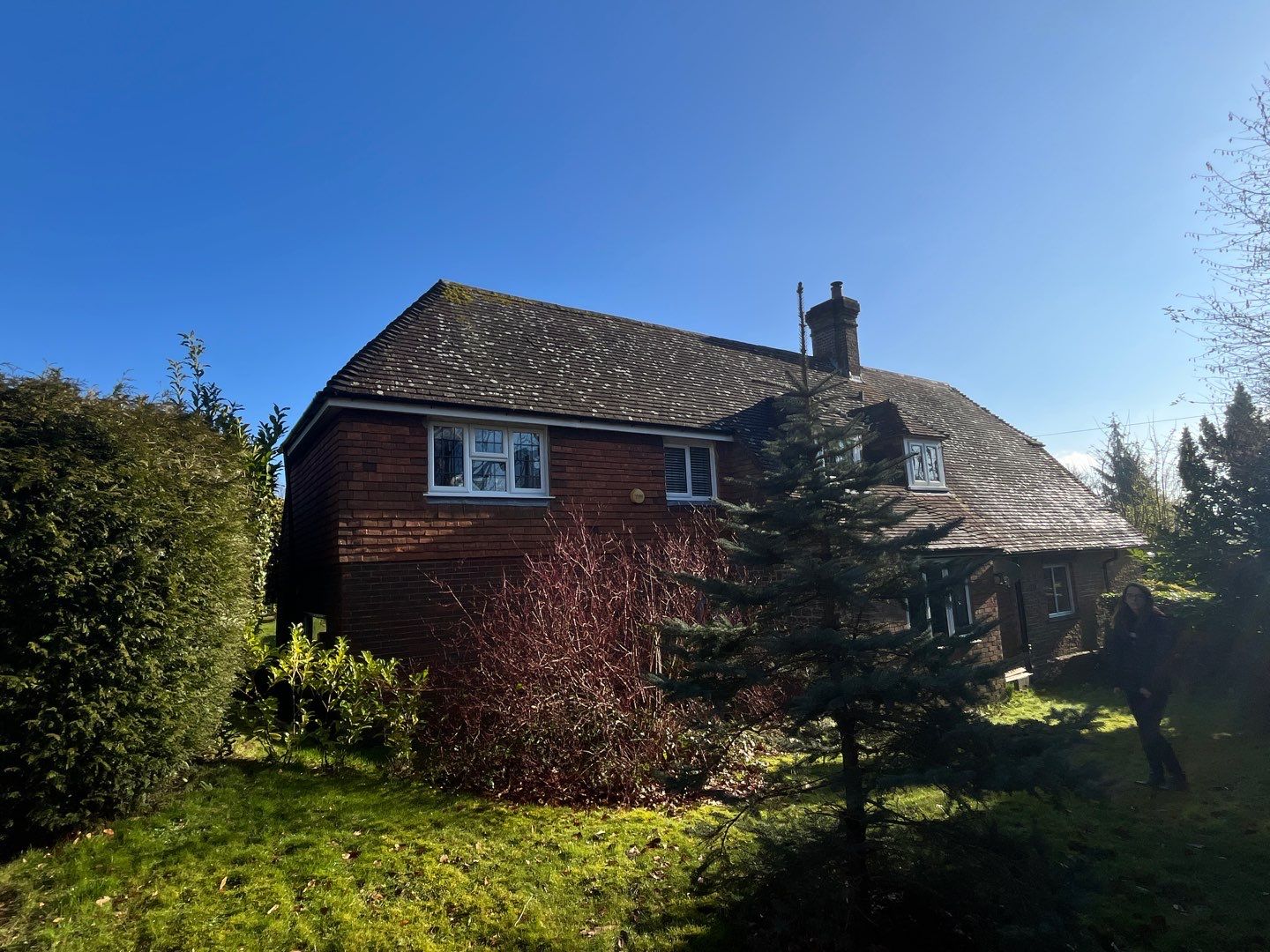 Roof Clean  - Moss Removal - Gutter Clean using Honda 15lpm Low Pressure Washing Machine by Ges Exterior Cleaning ltd