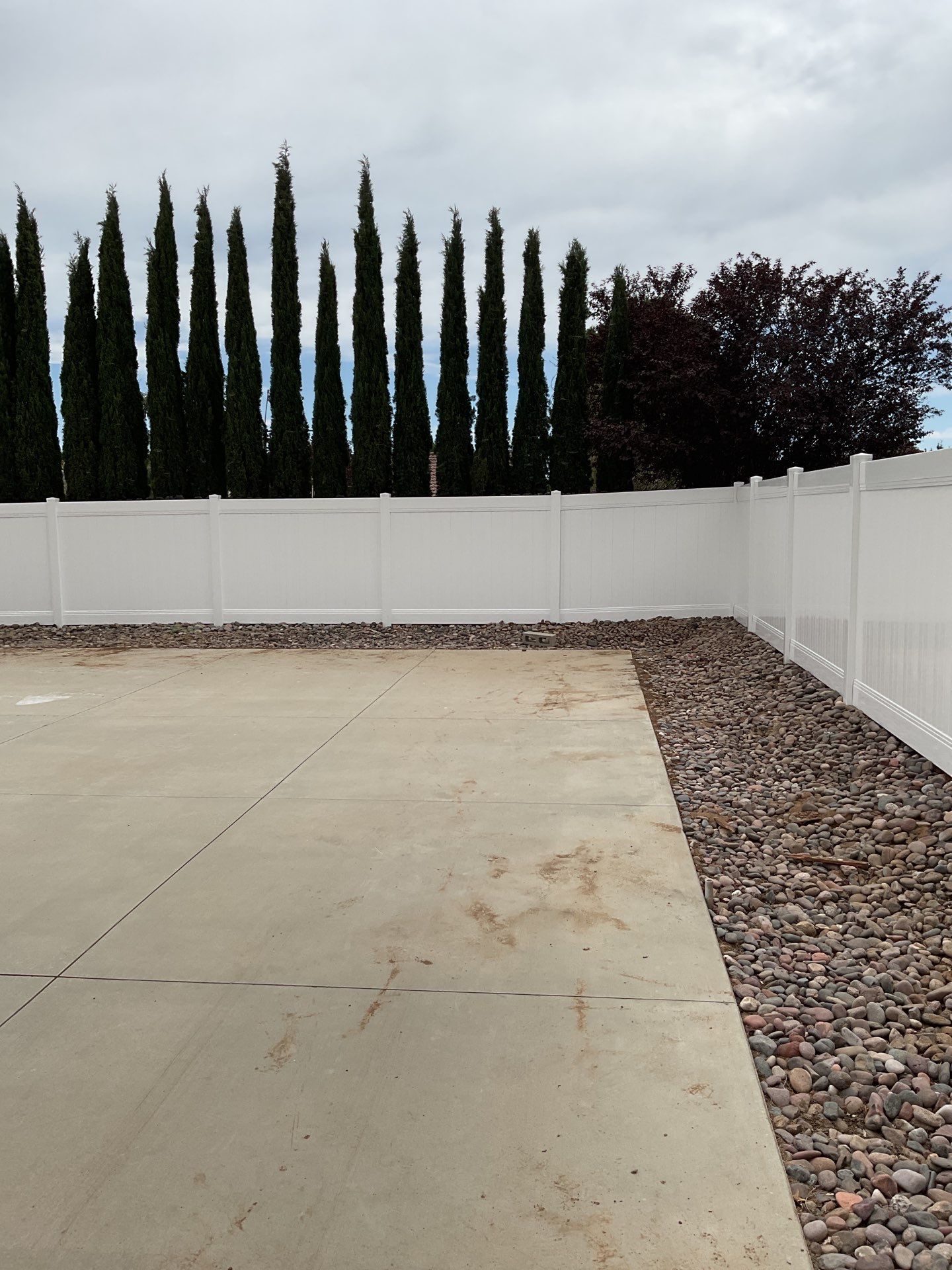 Fence Installation using Vinyl by Fence Guys Inc.